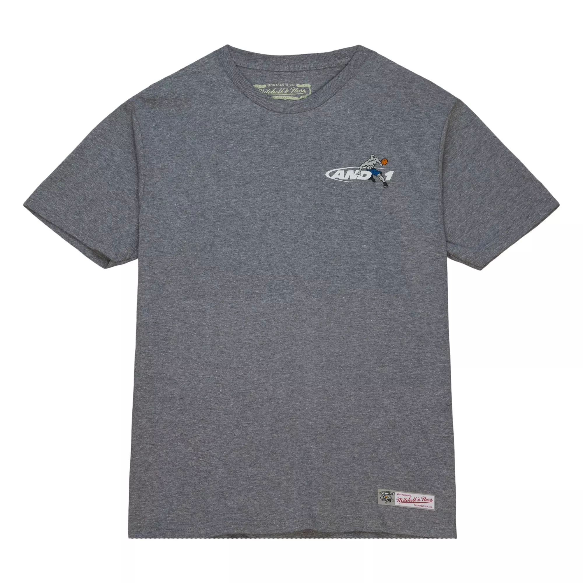 Mitchell & Ness Men's AND1 Game Hope Short Sleeve Top - GREY