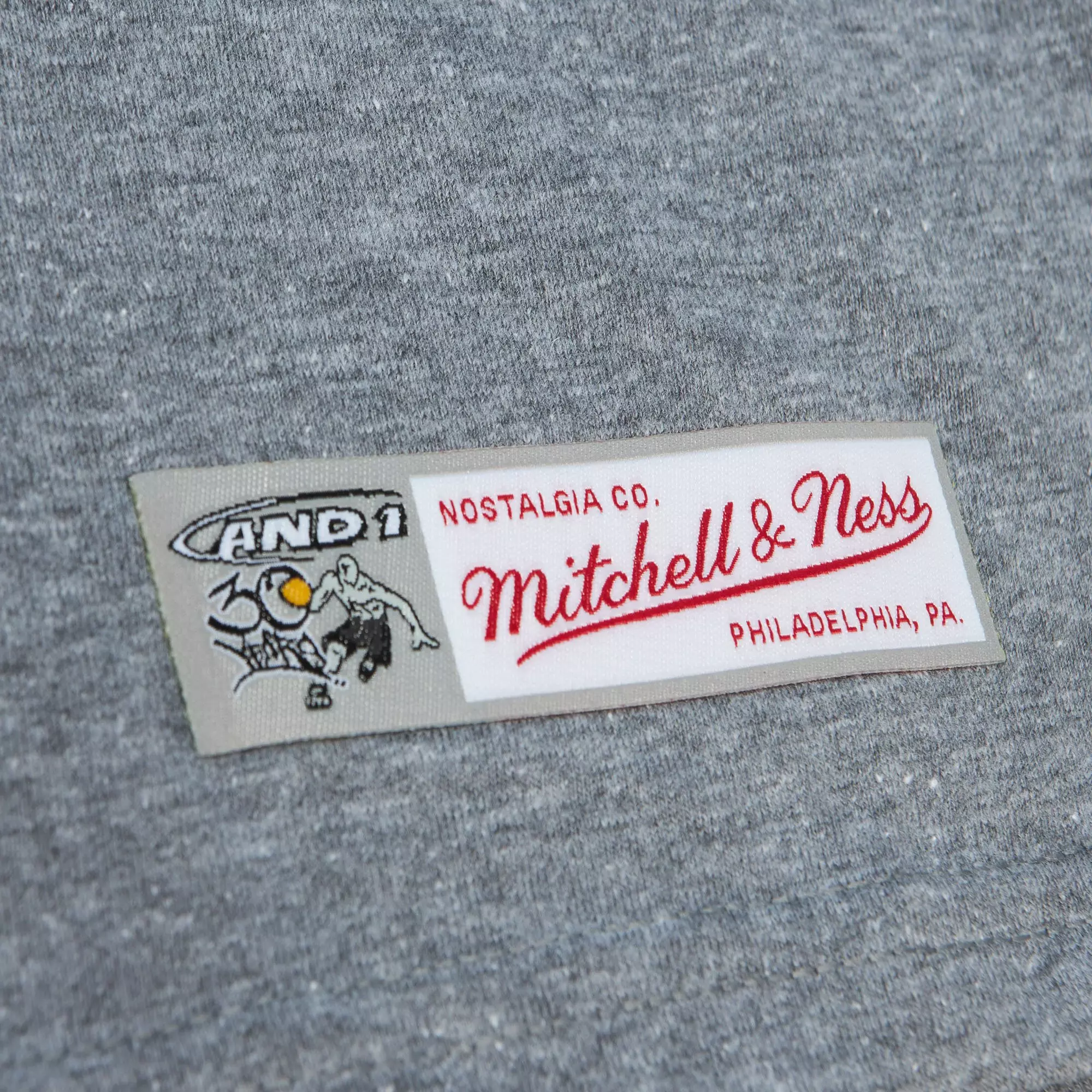Mitchell & Ness Men's AND1 Game Hope Short Sleeve Top - GREY