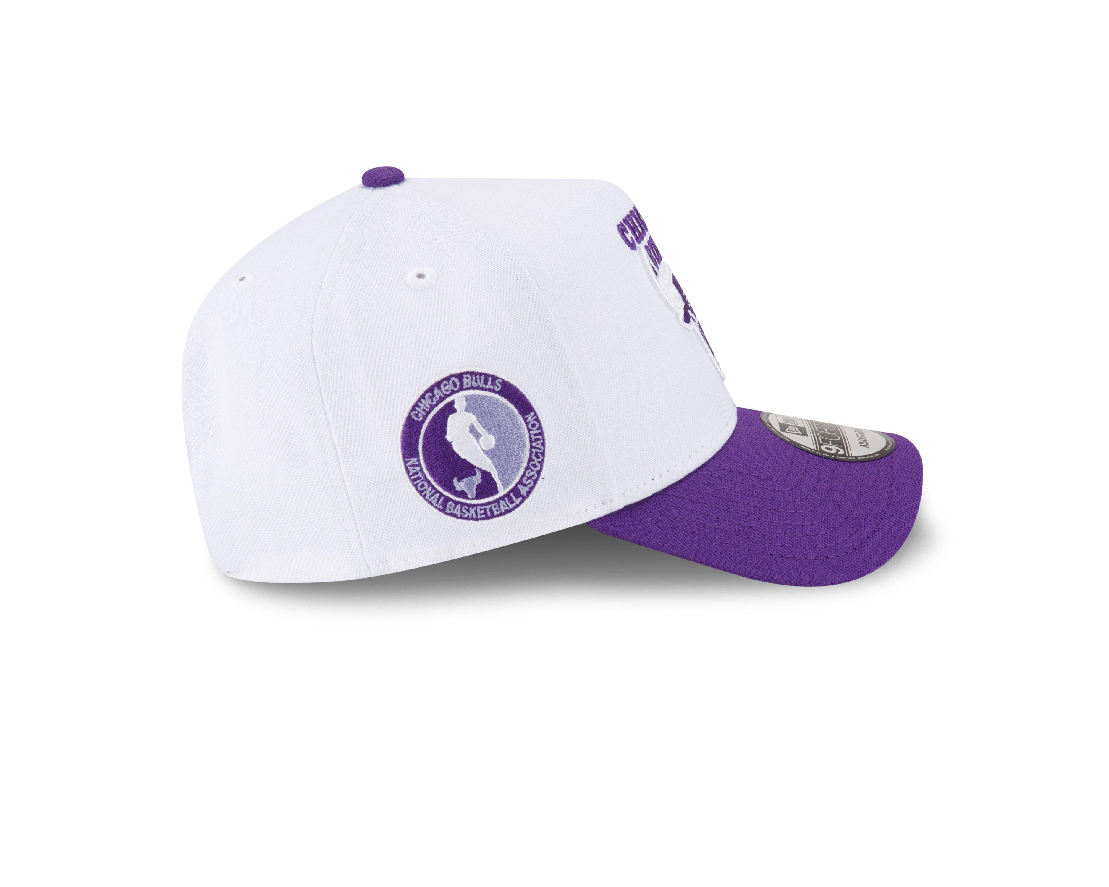 New Era Chicago Bulls 9FORTY A-Frame White/Purple Snapback