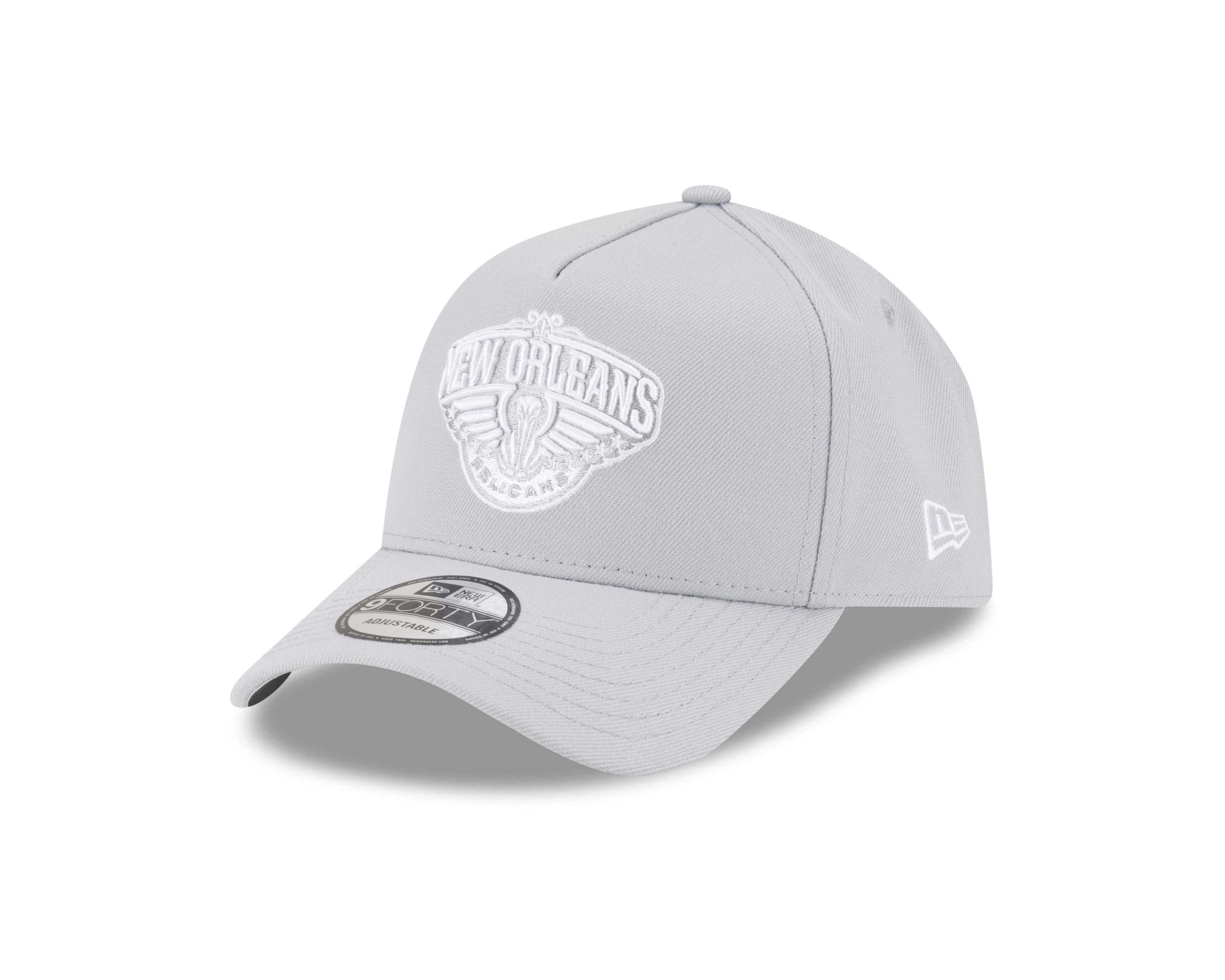 New Era New Orleans Pelicans 9FORTY A-Frame Snapback-Grey - GREY