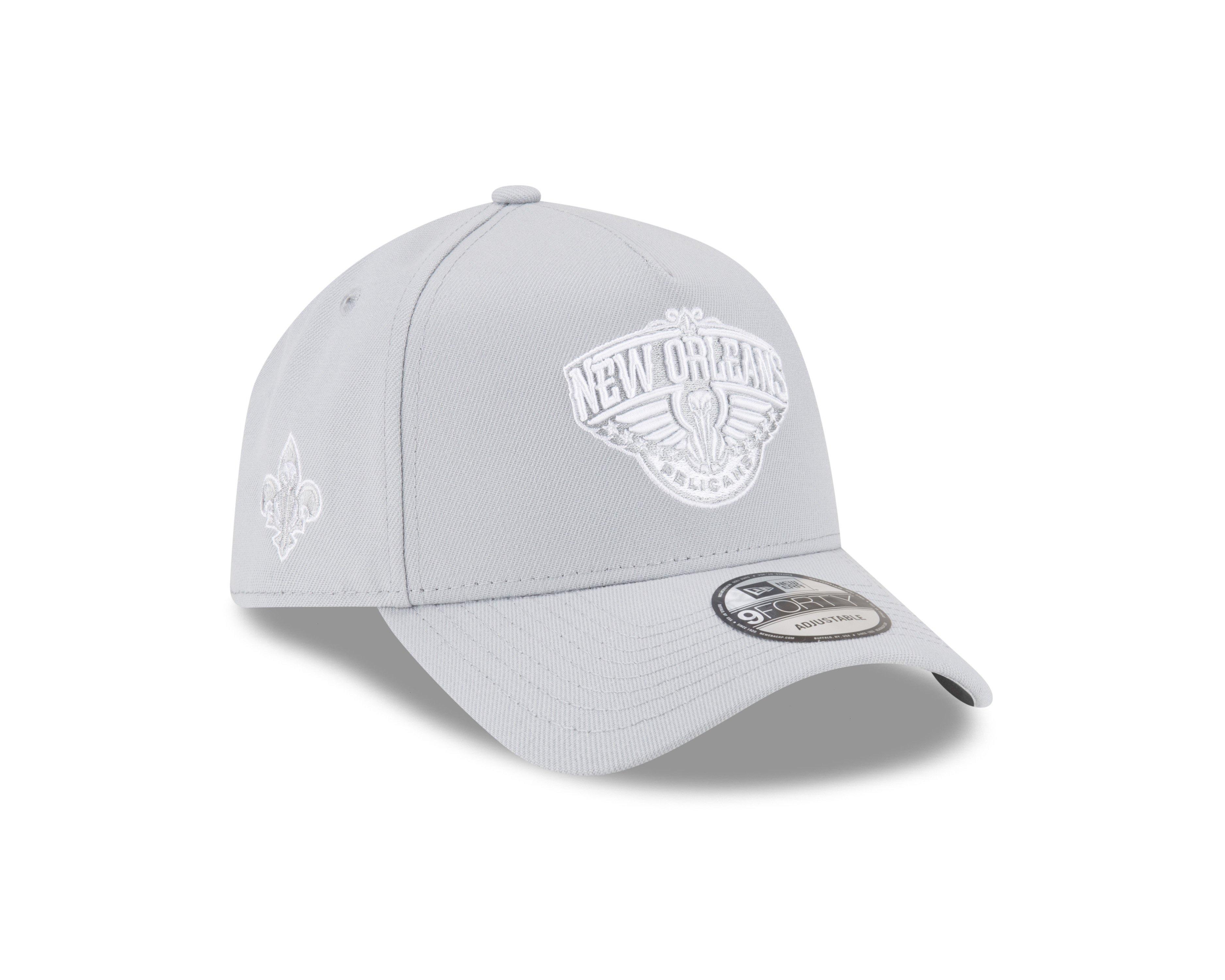 New Era New Orleans Pelicans 9FORTY A-Frame Grey Snapback