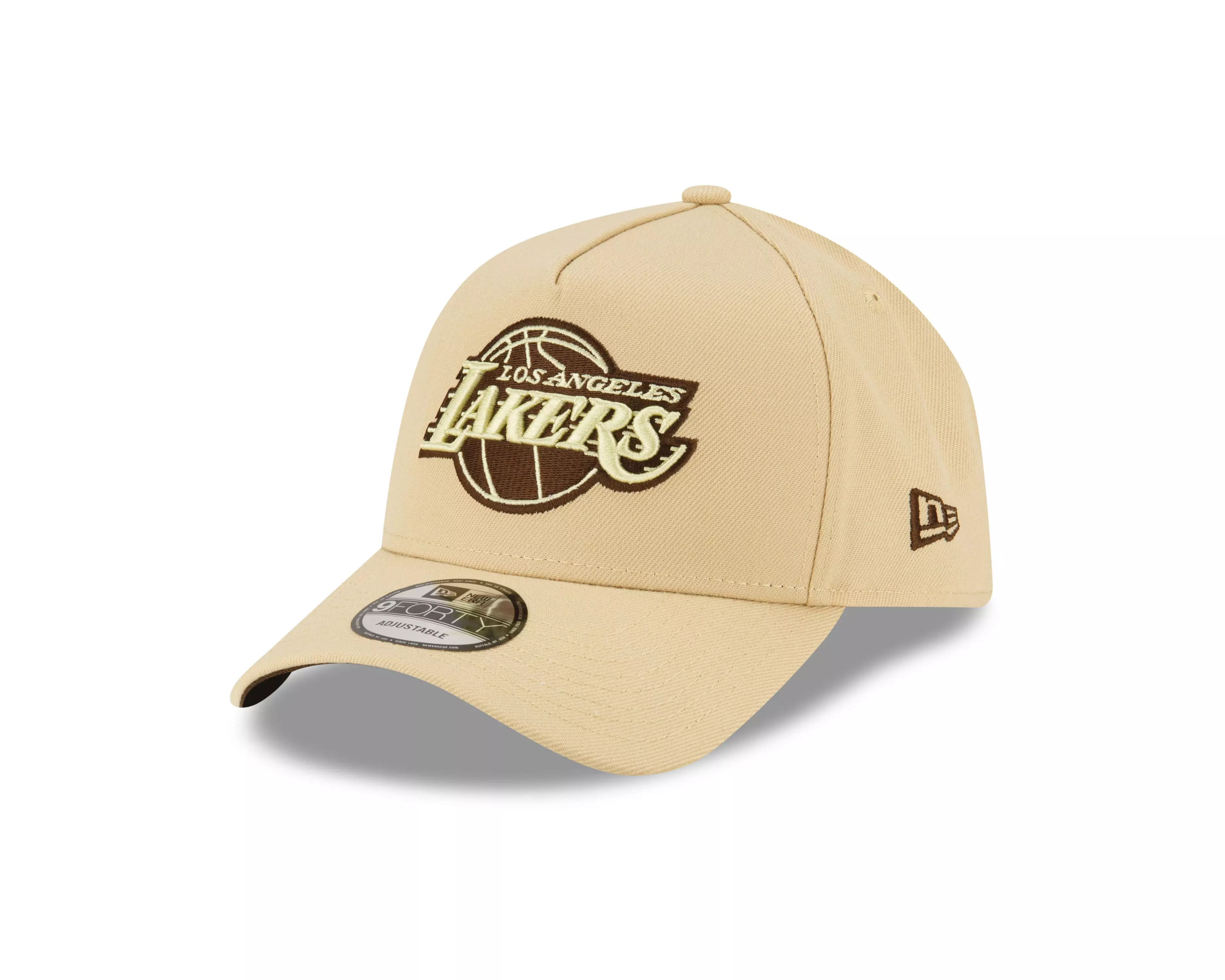 New Era Los Angeles Lakers 9FORTY A-Frame Snapback-Cream - CREAM