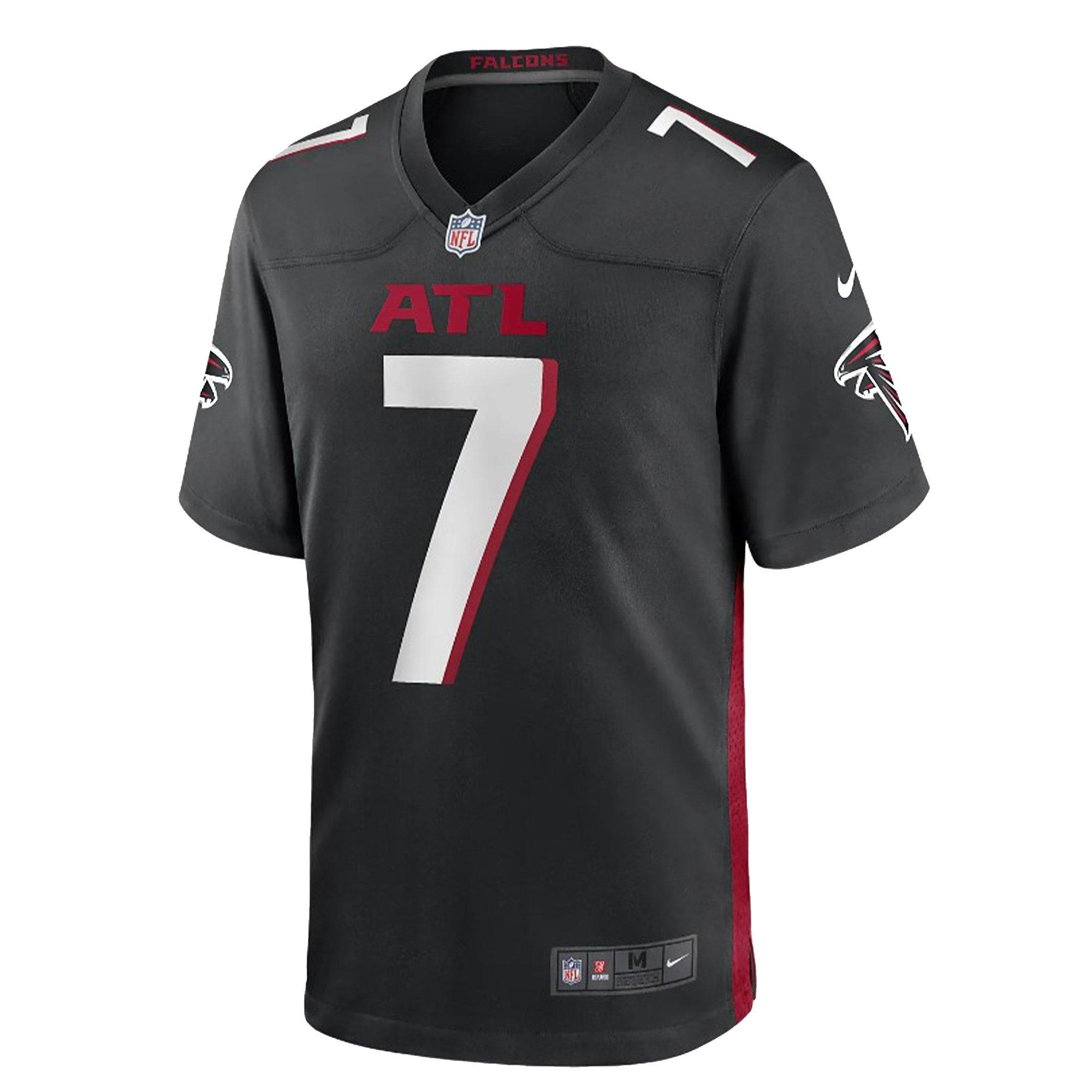 Nike Men's Atlanta Falcons Bijan Robinson Jersey - BLACK Thumbnail View 2