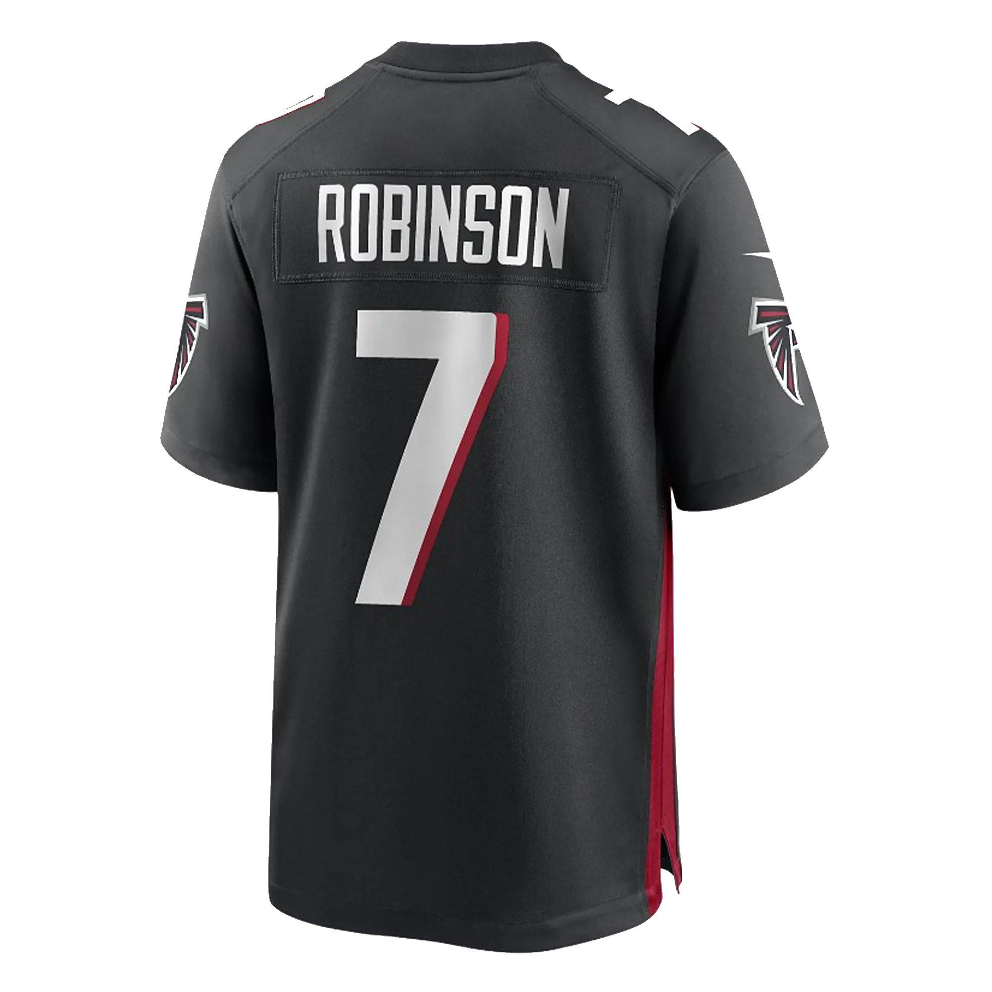 Nike Men's Atlanta Falcons Bijan Robinson Jersey - BLACK Thumbnail View 1