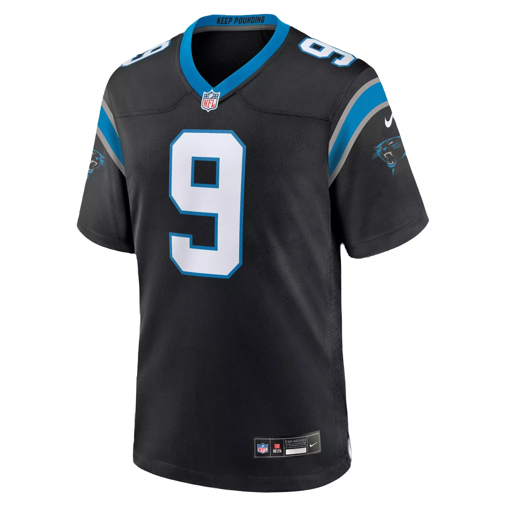 Nike Men's Bryce Young Carolina Panthers Game Jersey - BLACK