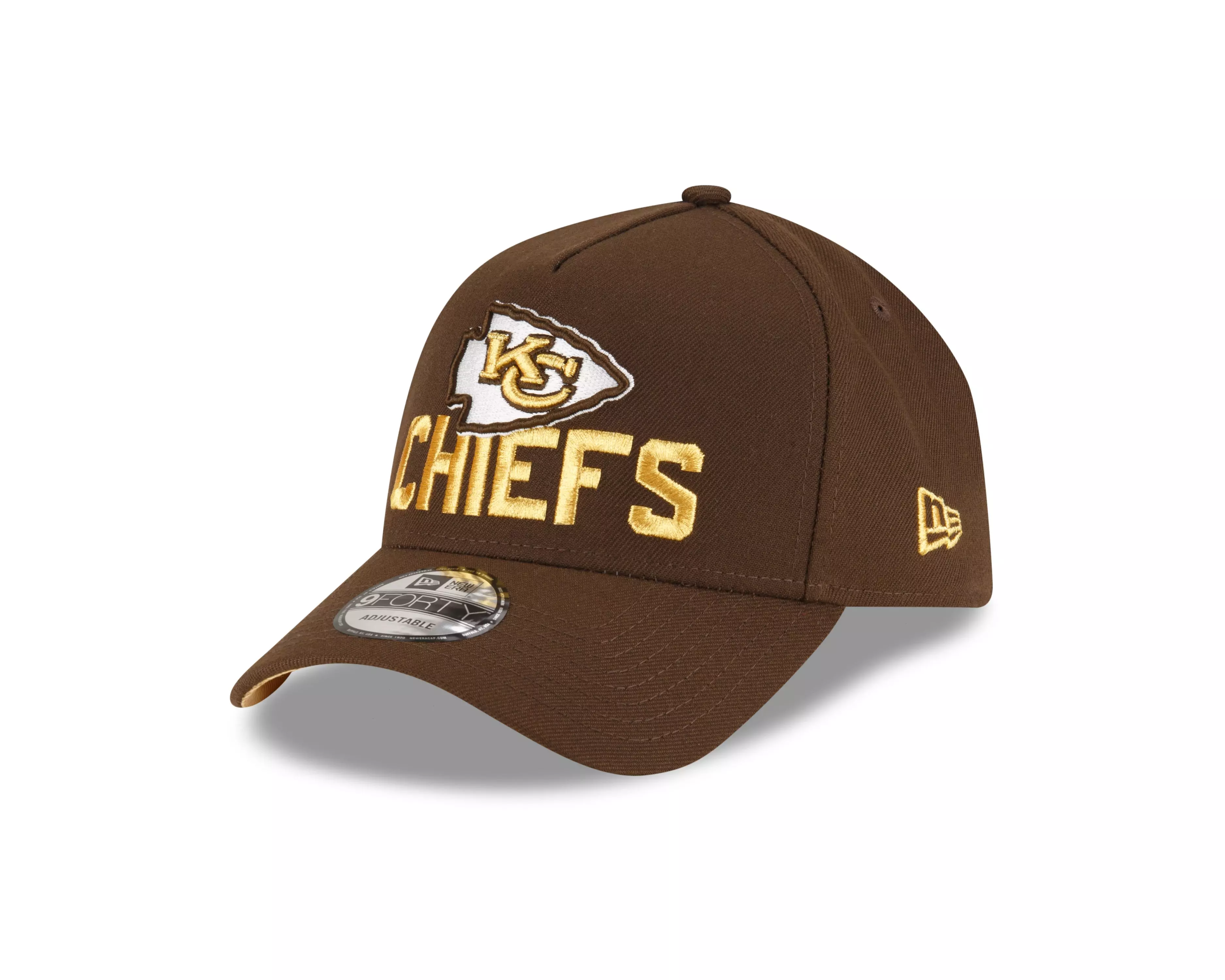 New Era Kansas City Chiefs 9FORTY 2023 A-Frame NFL Snapback-Brown - BROWN