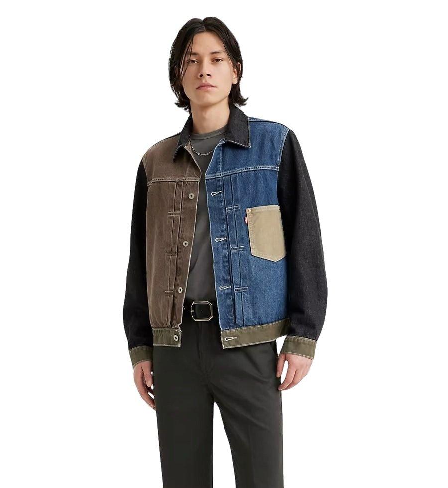 Levi's Champlain Block Trucker Jacket - MULTI-COLOR Thumbnail View 1
