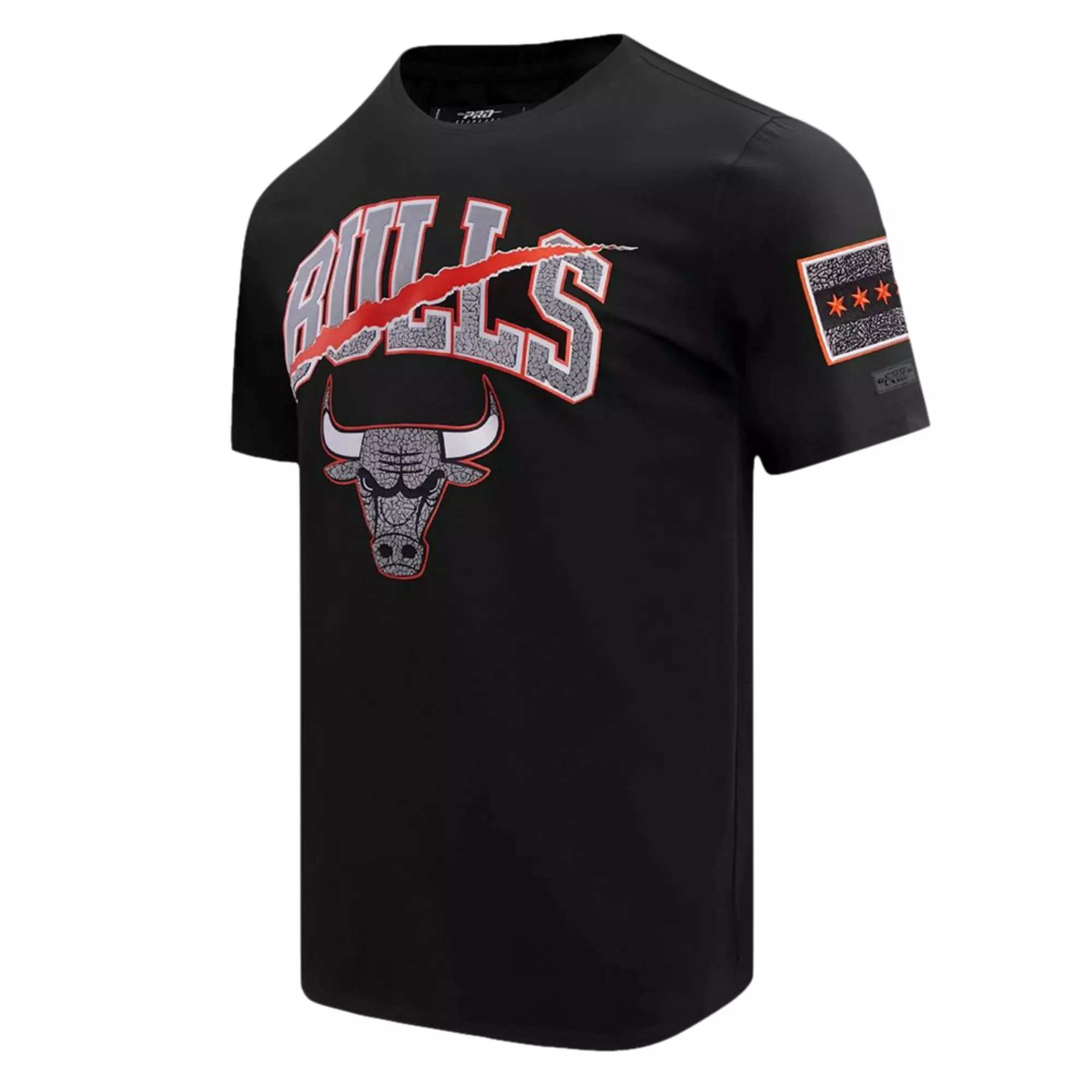 Pro Standard Chicago Bulls Retro 3 "Fear" Short Sleeve Tee - BLACK