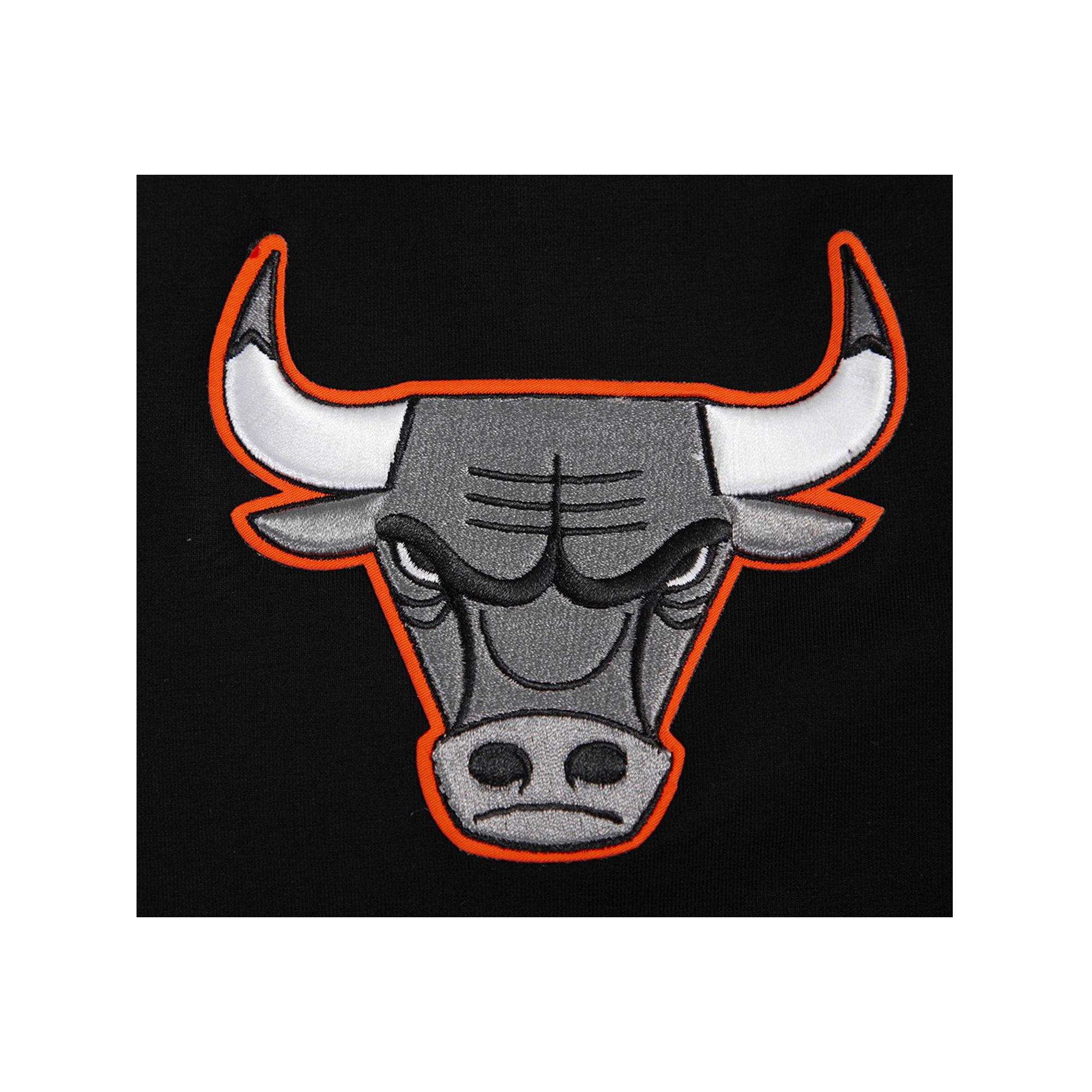 Pro Standard Chicago Bulls Retro 3 "Fear" Short Sleeve Tee - BLACK Thumbnail View 5