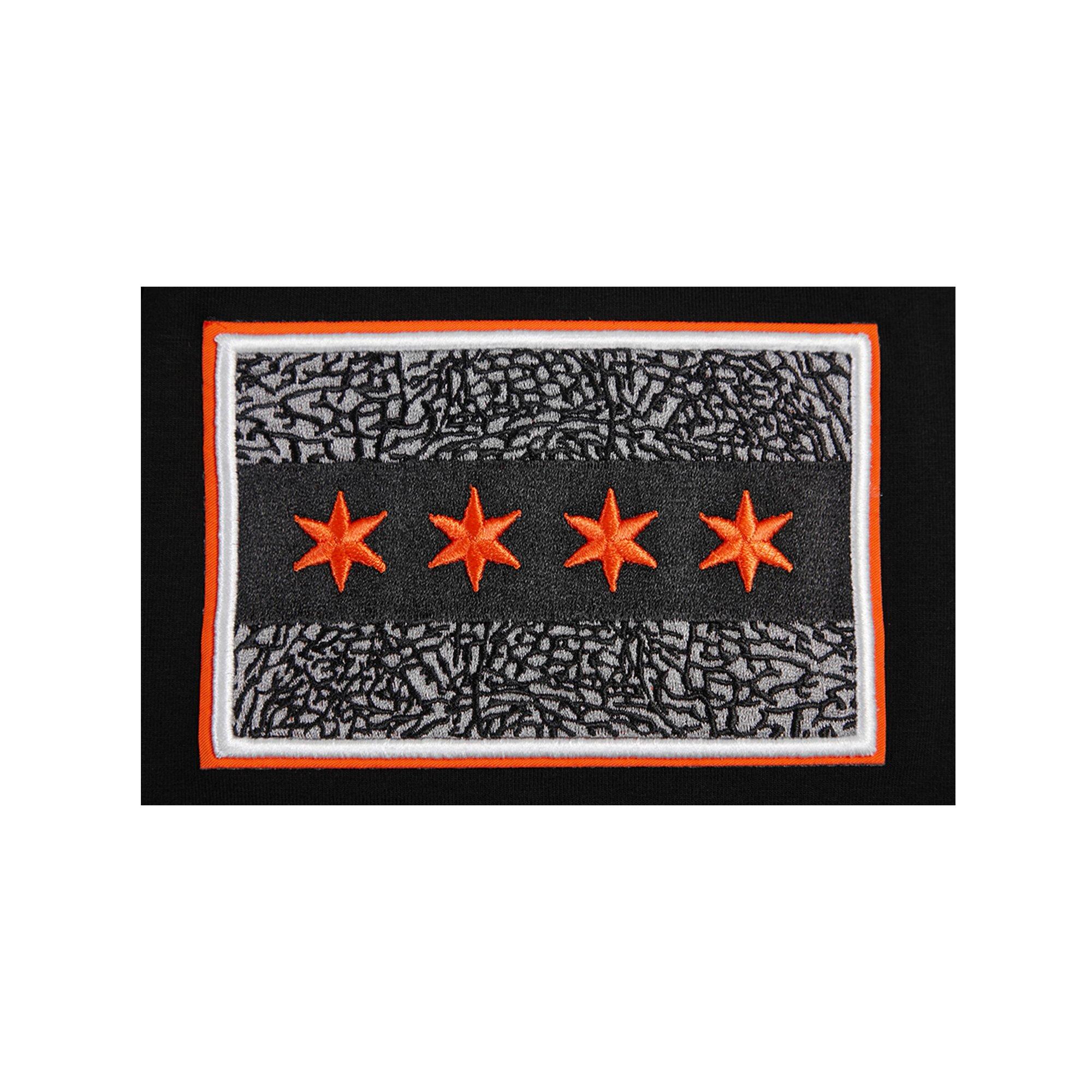 Pro Standard Chicago Bulls Retro 3 "Fear" Short Sleeve Tee - BLACK Thumbnail View 6