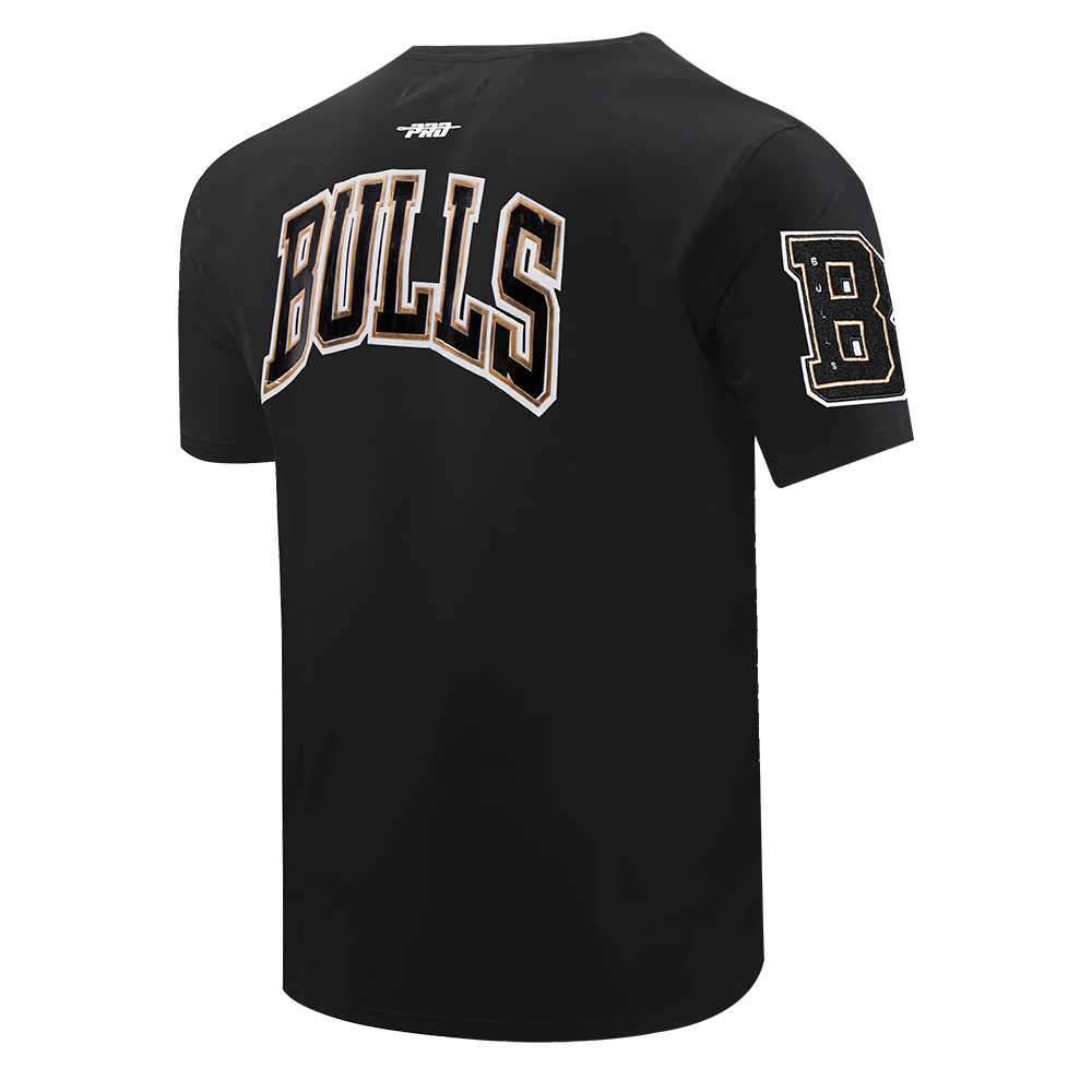 Pro Standard Men's Chicago Bulls Retro 11 "Gratitude" Tee-Black - BLACK Thumbnail View 2