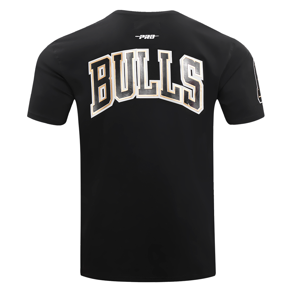 Pro Standard Men's Chicago Bulls Retro 11 "Gratitude" Tee-Black - BLACK Thumbnail View 4
