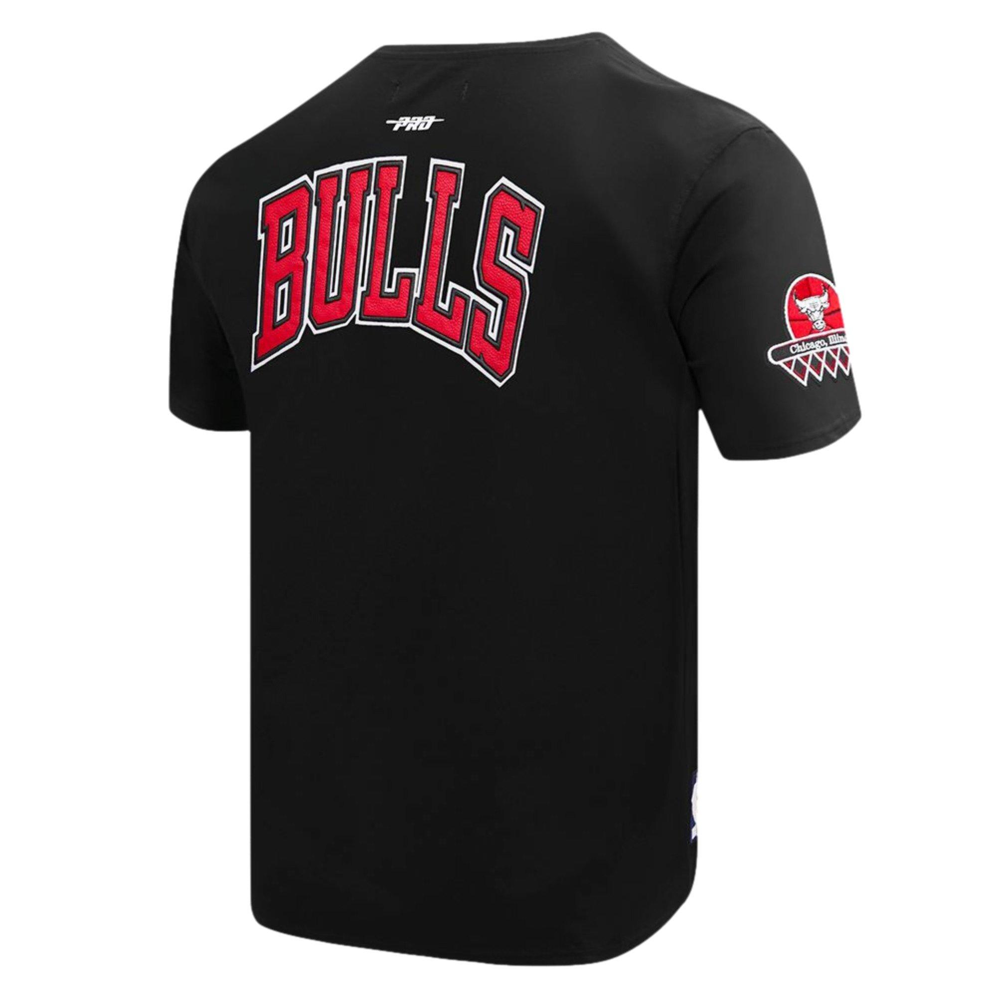 Pro Standard Men's Chicago Bulls "Cherry" Tee-Black - BLACK Thumbnail View 2