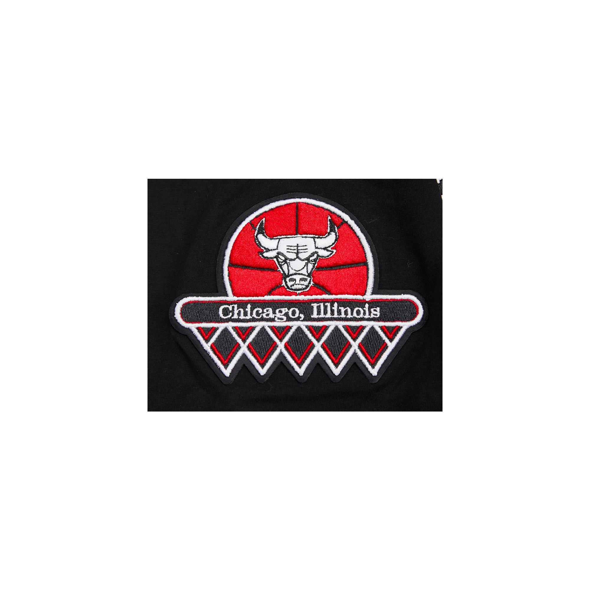 Pro Standard Men's Chicago Bulls "Cherry" Tee-Black - BLACK Thumbnail View 4