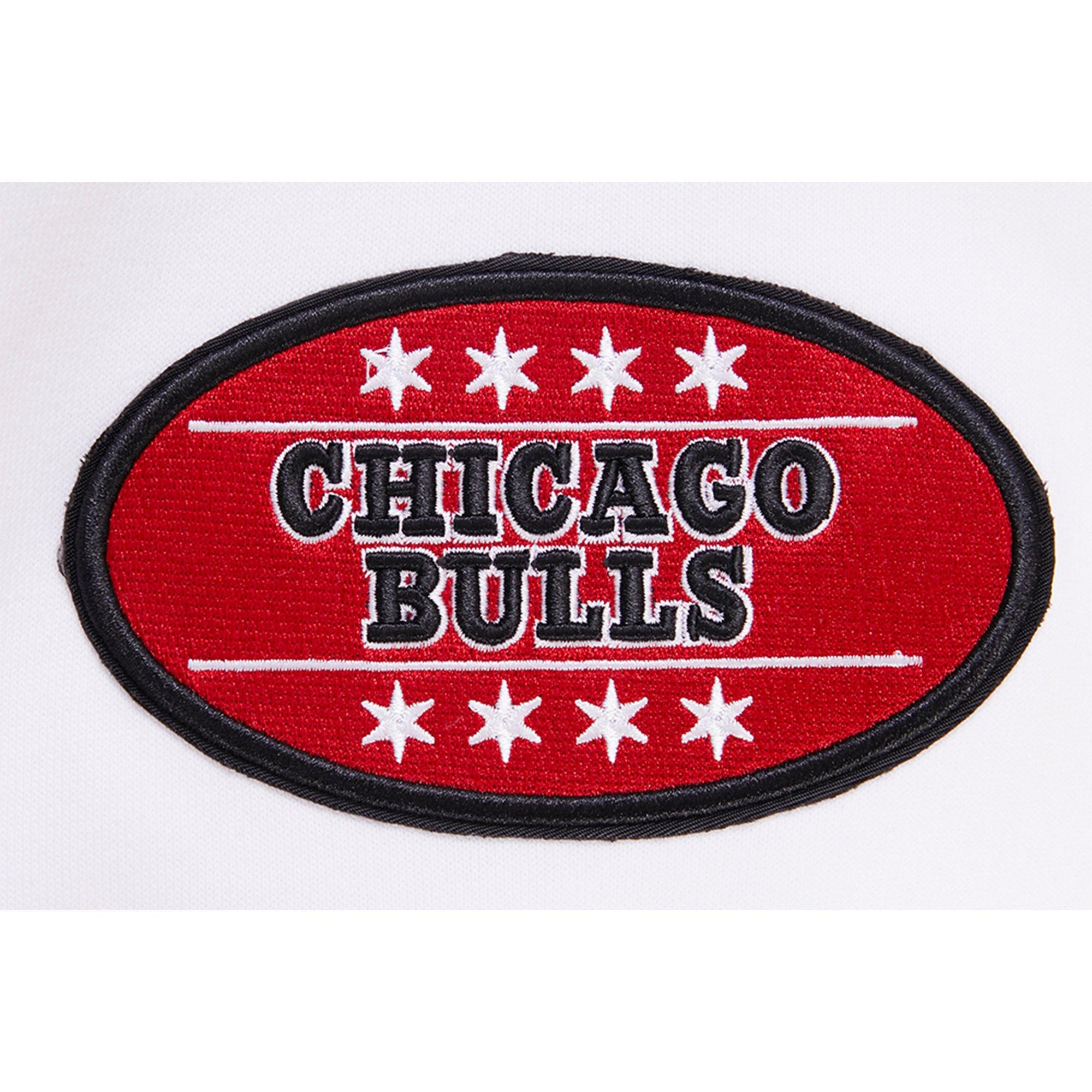 Pro Standard Men's Chicago Bulls "Cherry" Hoodie-White - WHITE Thumbnail View 6