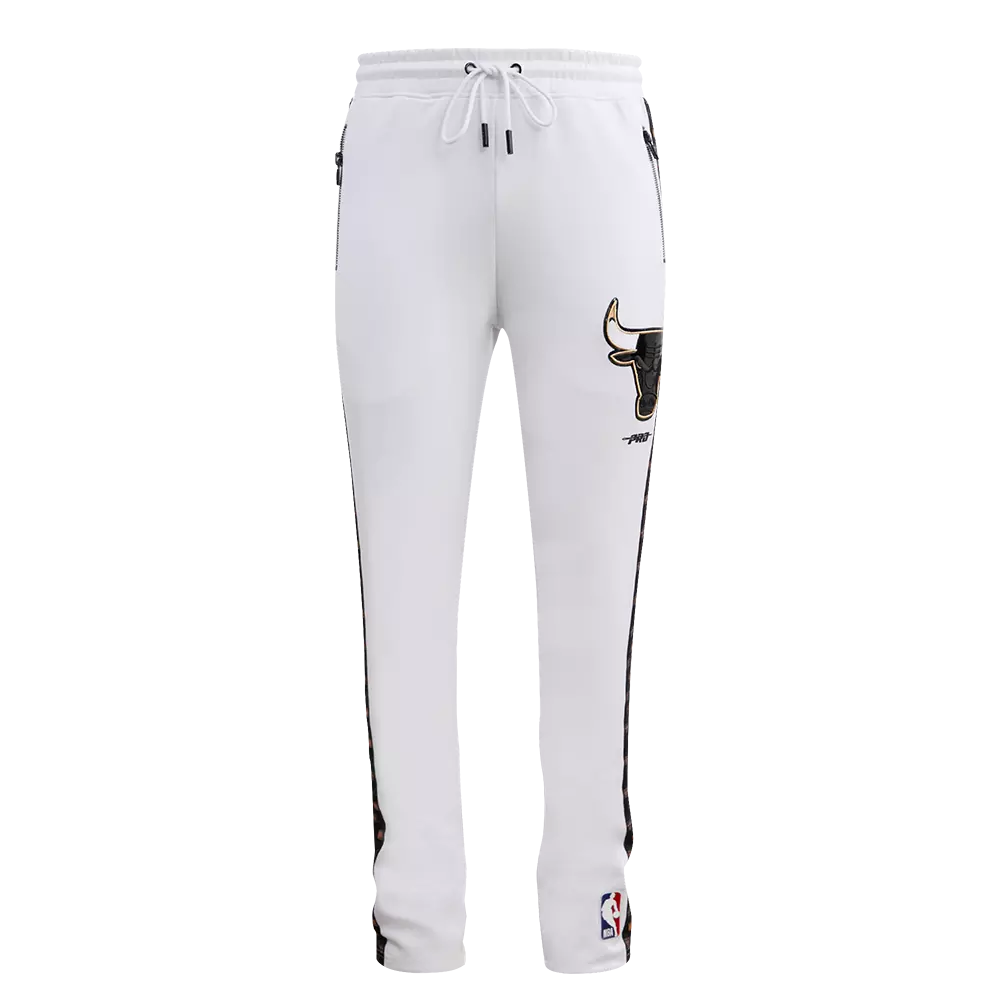 Pro Standard Men's Chicago Bulls Retro 11 "Gratitude" Track Pants-White - WHITE