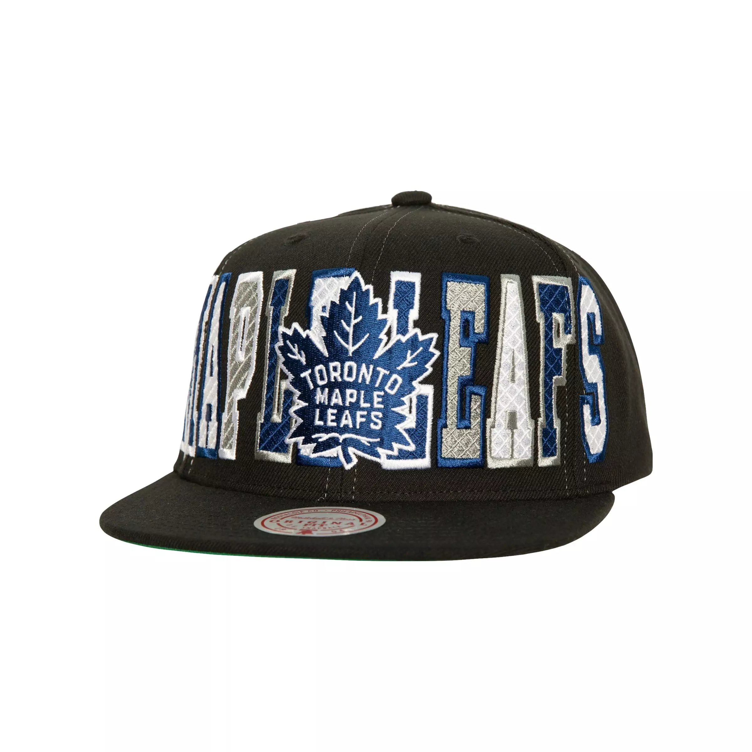 Mitchell & Ness Toronto Maple Leafs Varsity Bust Snapback - BLACK