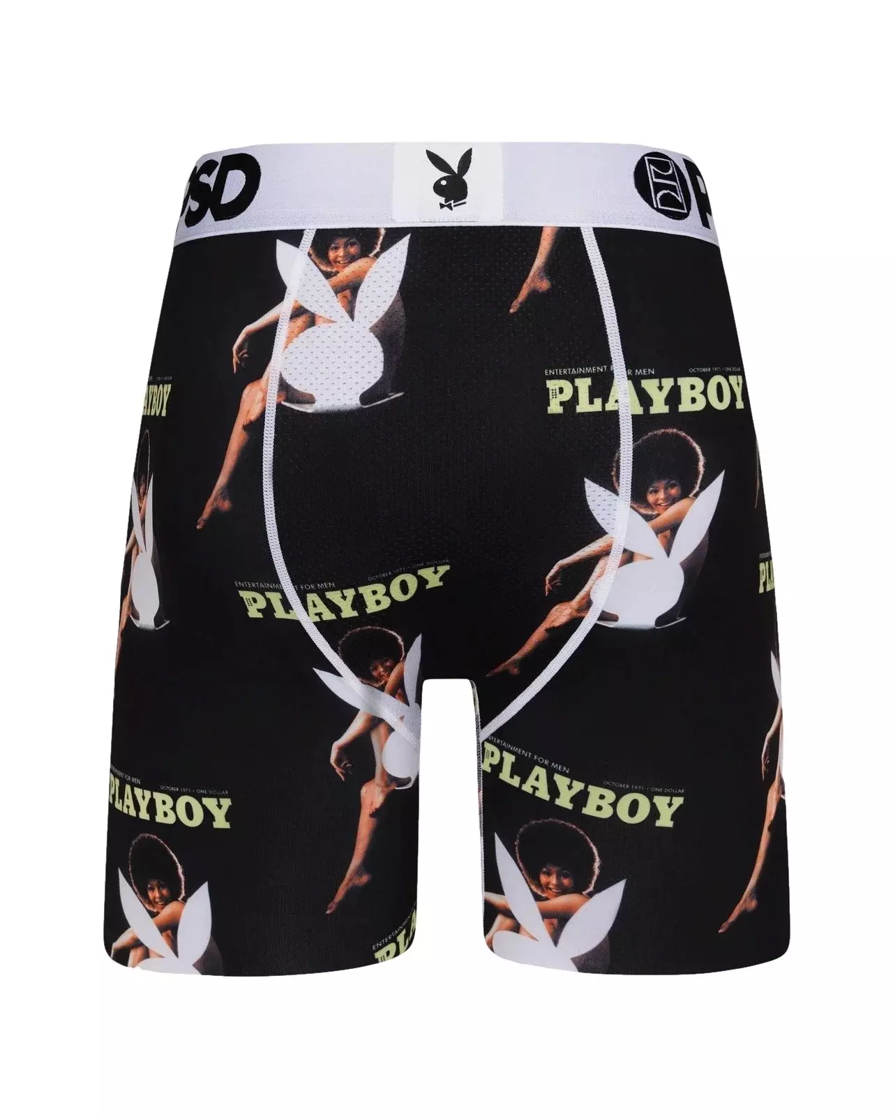PSD Men's Playboy Darine Underwear - BLACK/WHITE