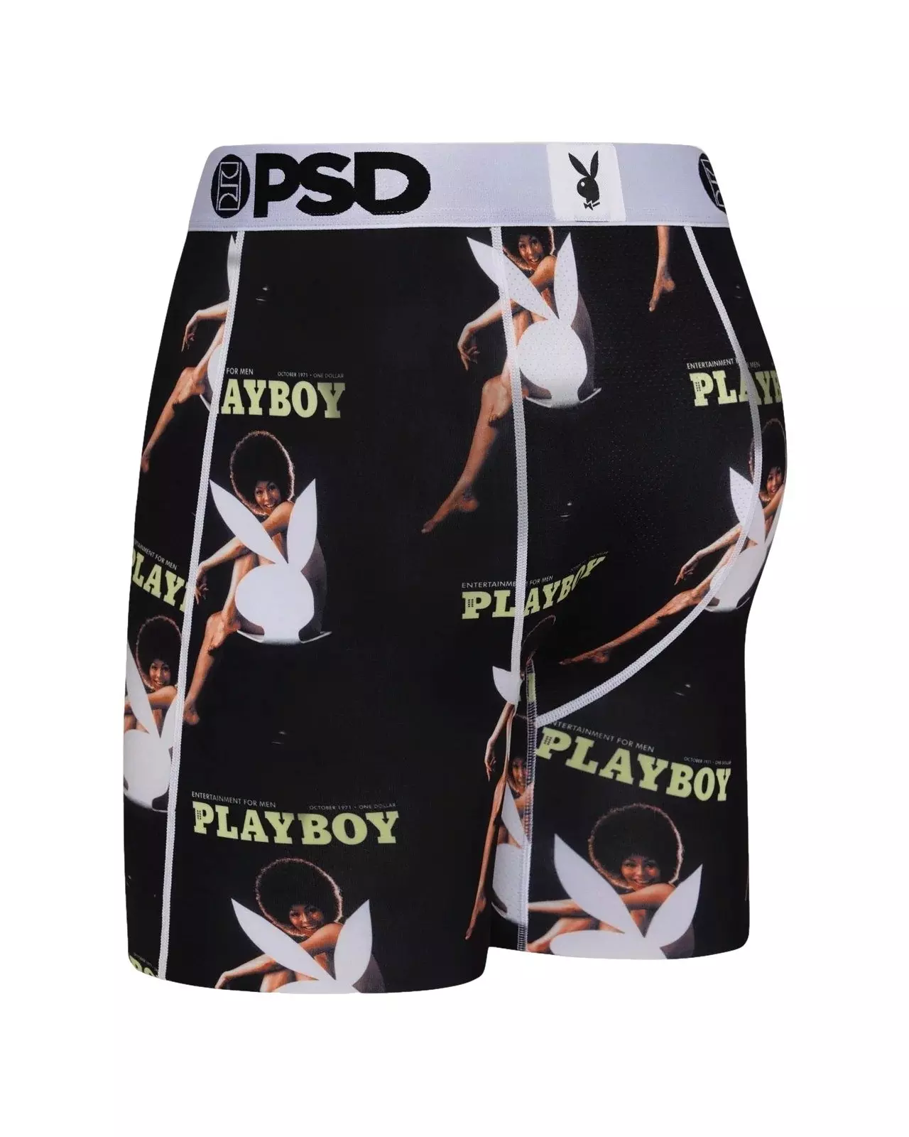 PSD Men's Playboy Darine Underwear - BLACK/WHITE