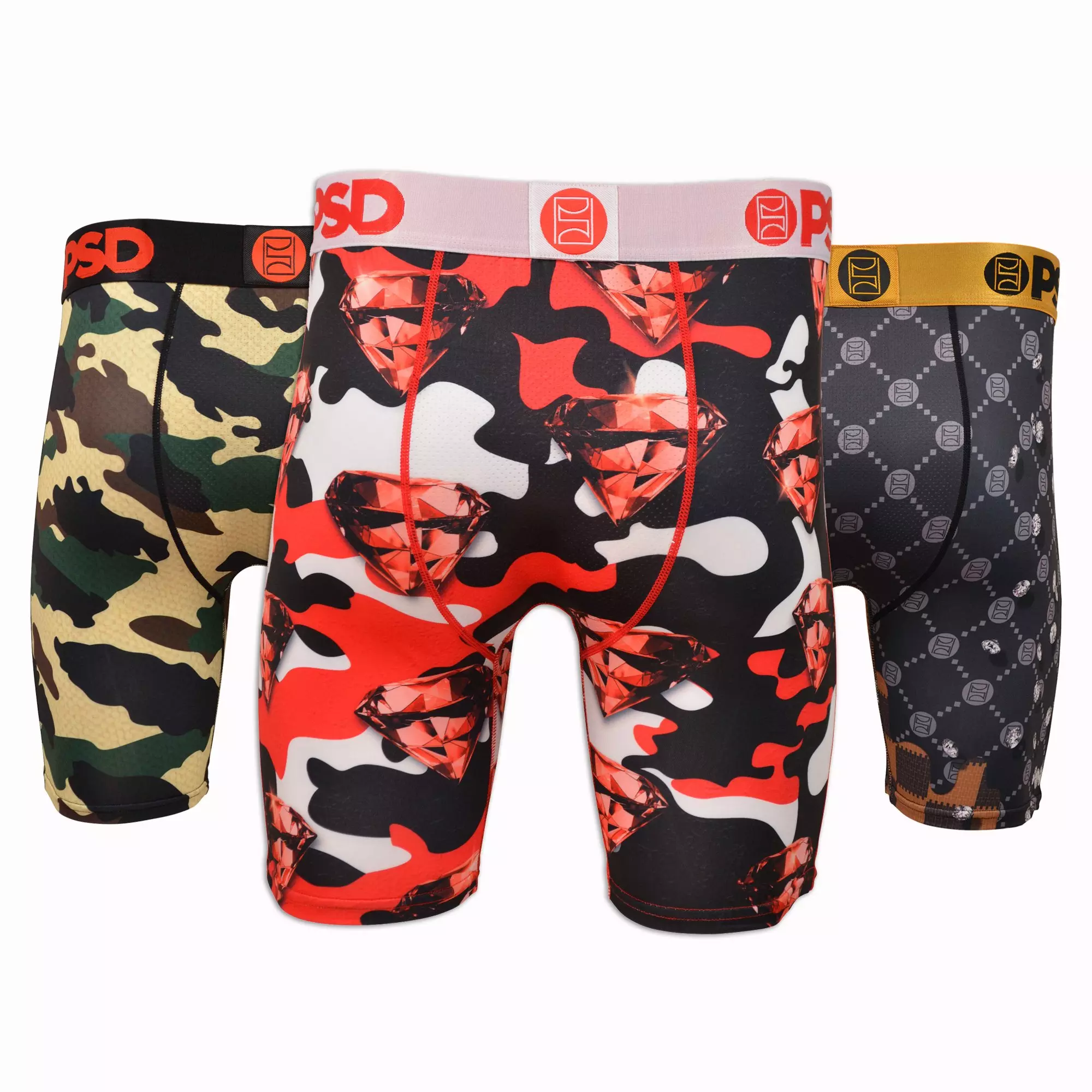 PSD Men's Warface Mix Underwear-3PK - MULTI-COLOR