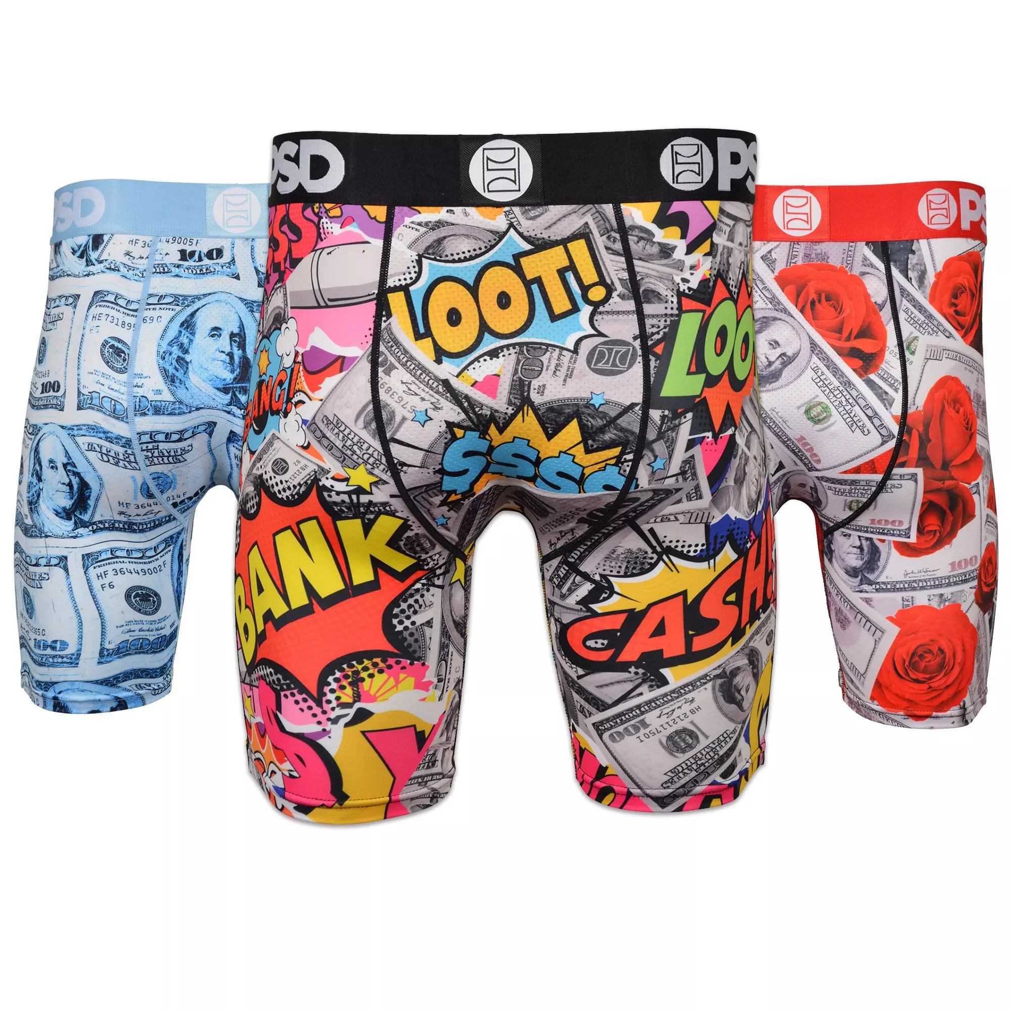 PSD Men's Loot Mix Underwear-3PK - MULTI-COLOR