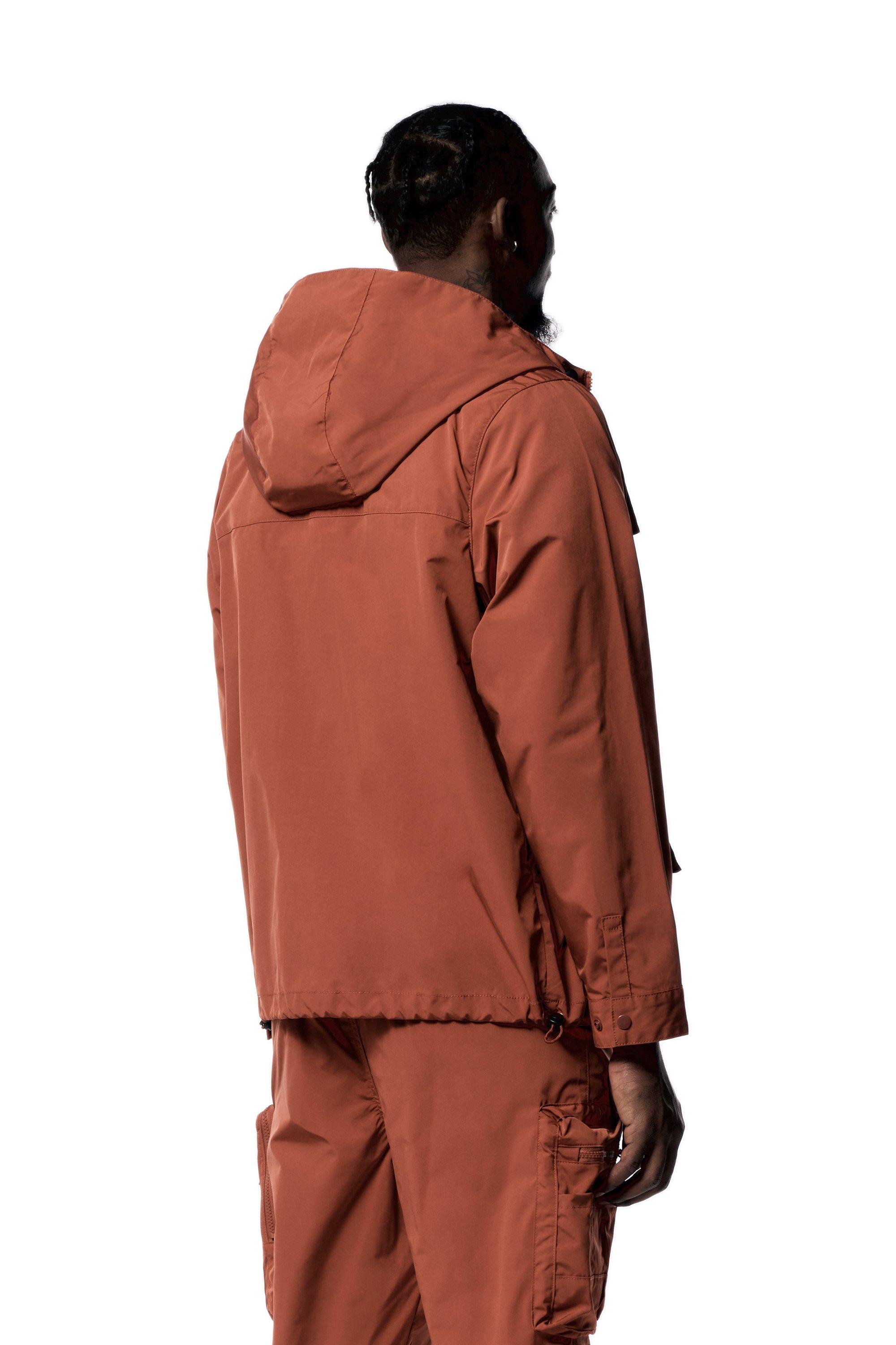 Smoke Rise Men's Nylon Utility Jacket - Rust - RUST Thumbnail View 2