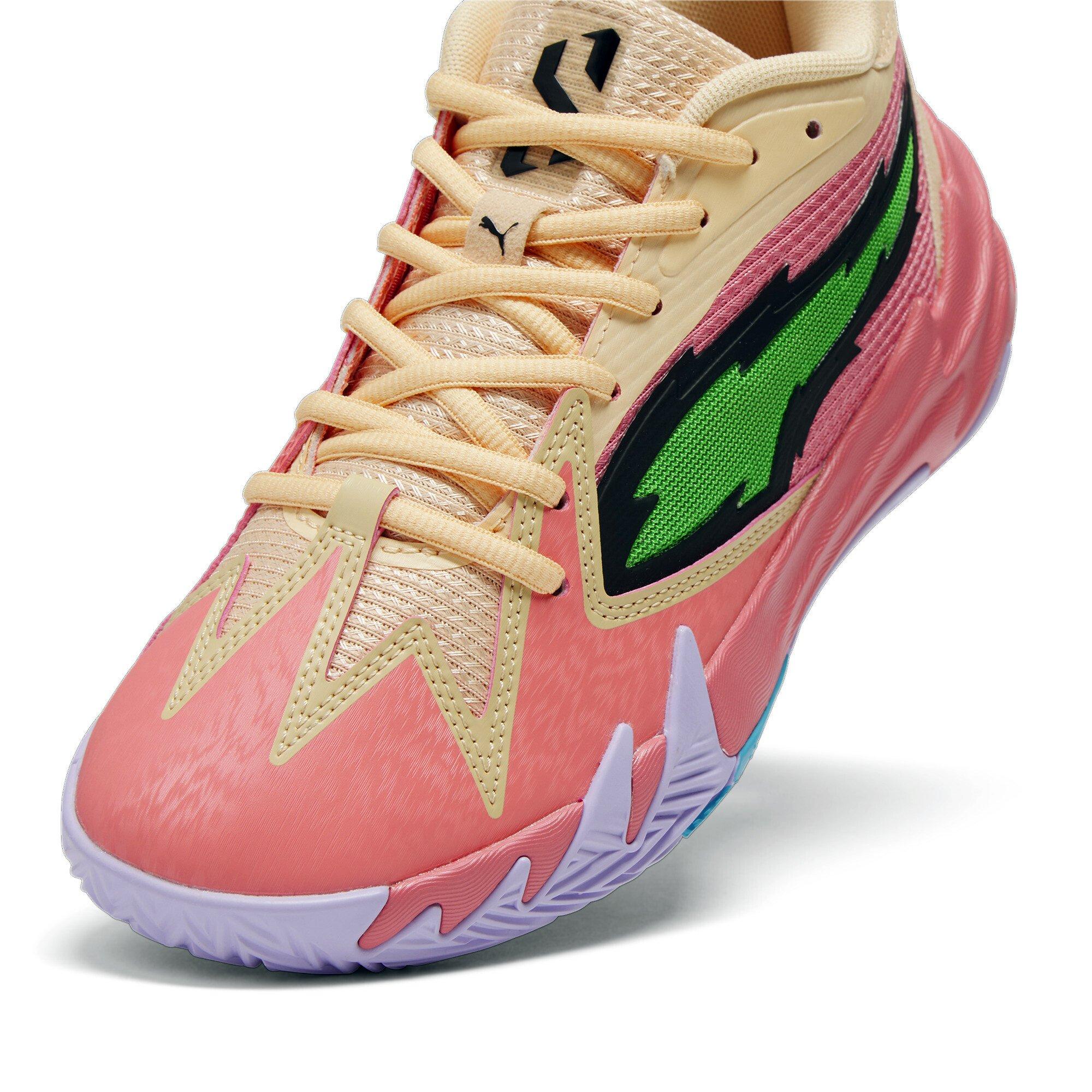 Puma Scoot Zero "Georgia Peach" Grade School Kids' Basketball Shoe - CORAL Thumbnail View 4