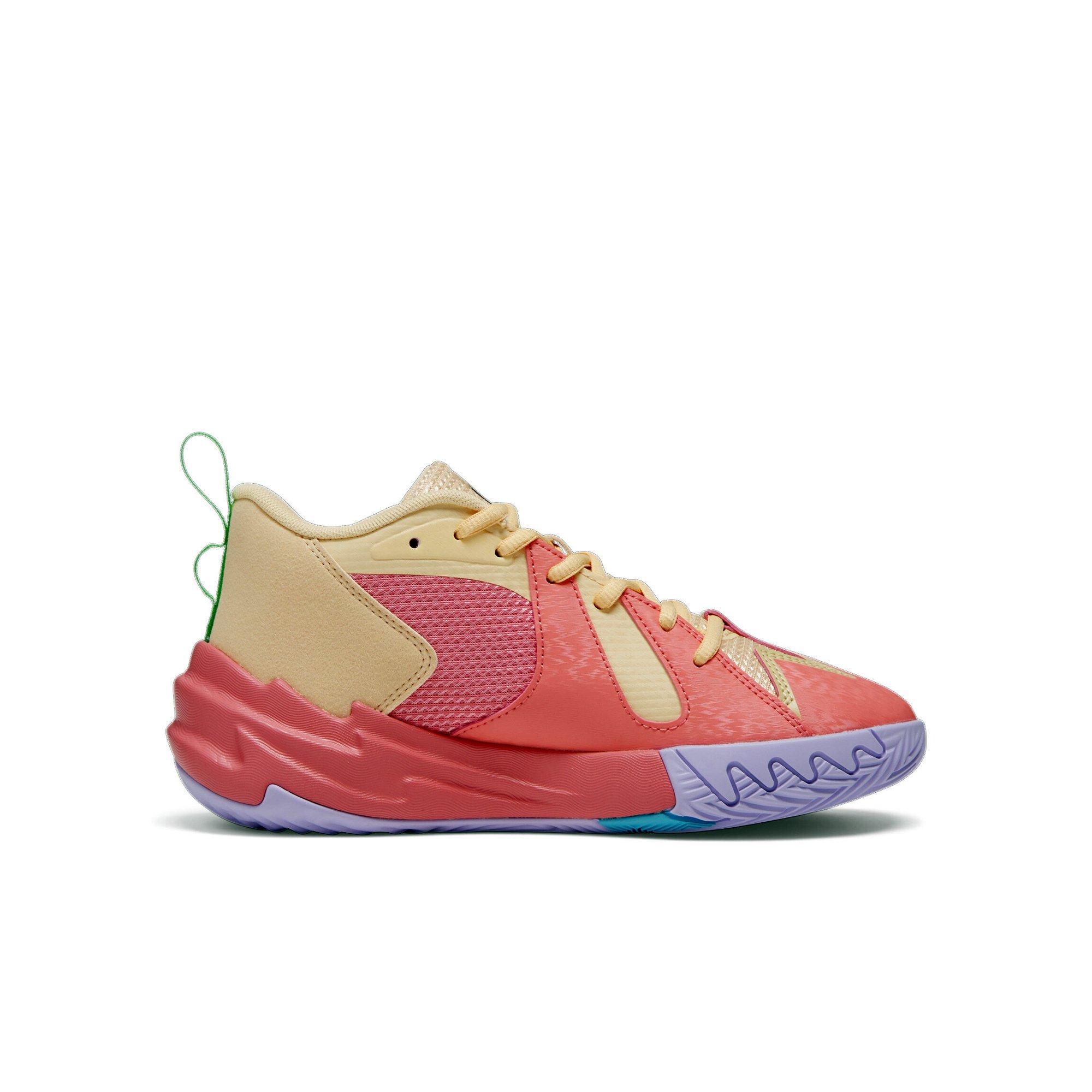 Puma Scoot Zero "Georgia Peach" Grade School Kids' Basketball Shoe - CORAL Thumbnail View 2