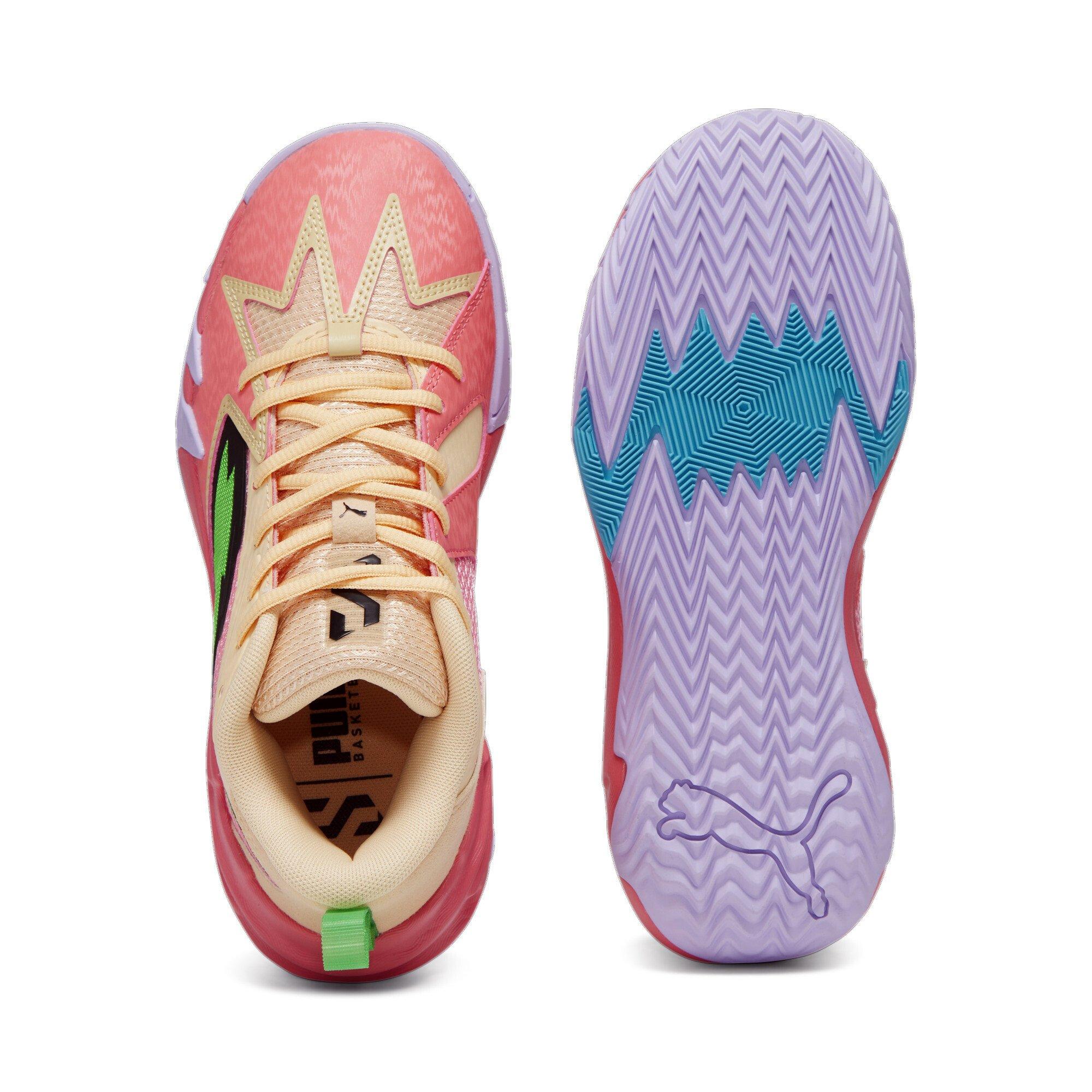 Puma Scoot Zero "Georgia Peach" Grade School Kids' Basketball Shoe - CORAL Thumbnail View 5