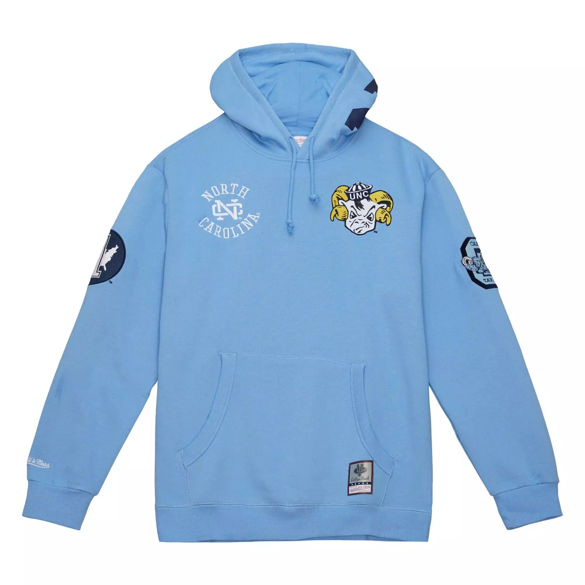 Mitchell & Ness Men's North Carolina City Collection Fleece Pullover Hoodie - BLUE
