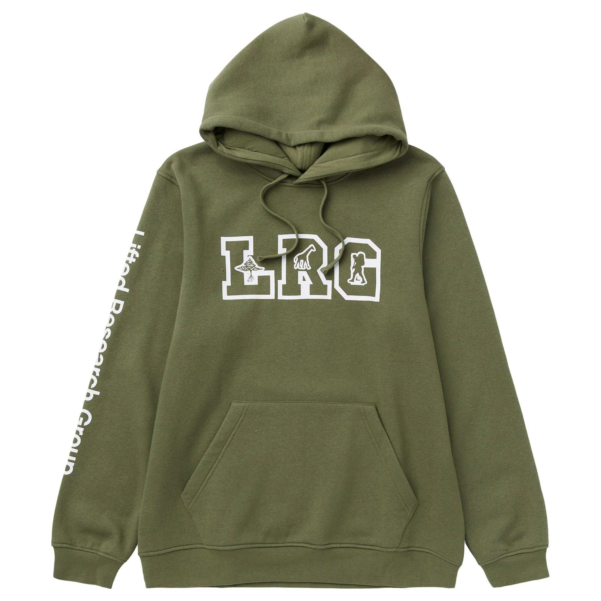 LRG Men's Ivy League Pullover Hoodie-Olive - Hibbett | City Gear