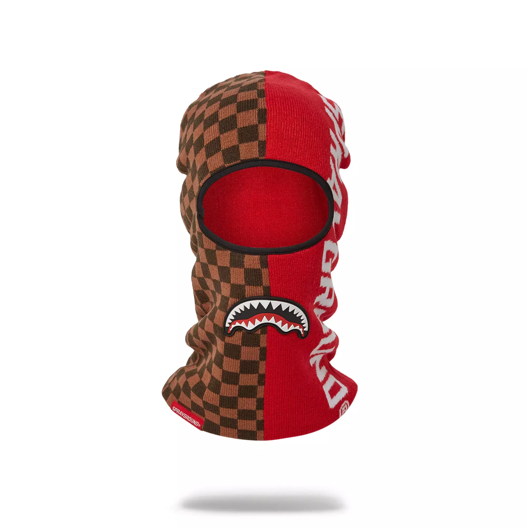 Sprayground Branded Split Ski Mask - BROWN