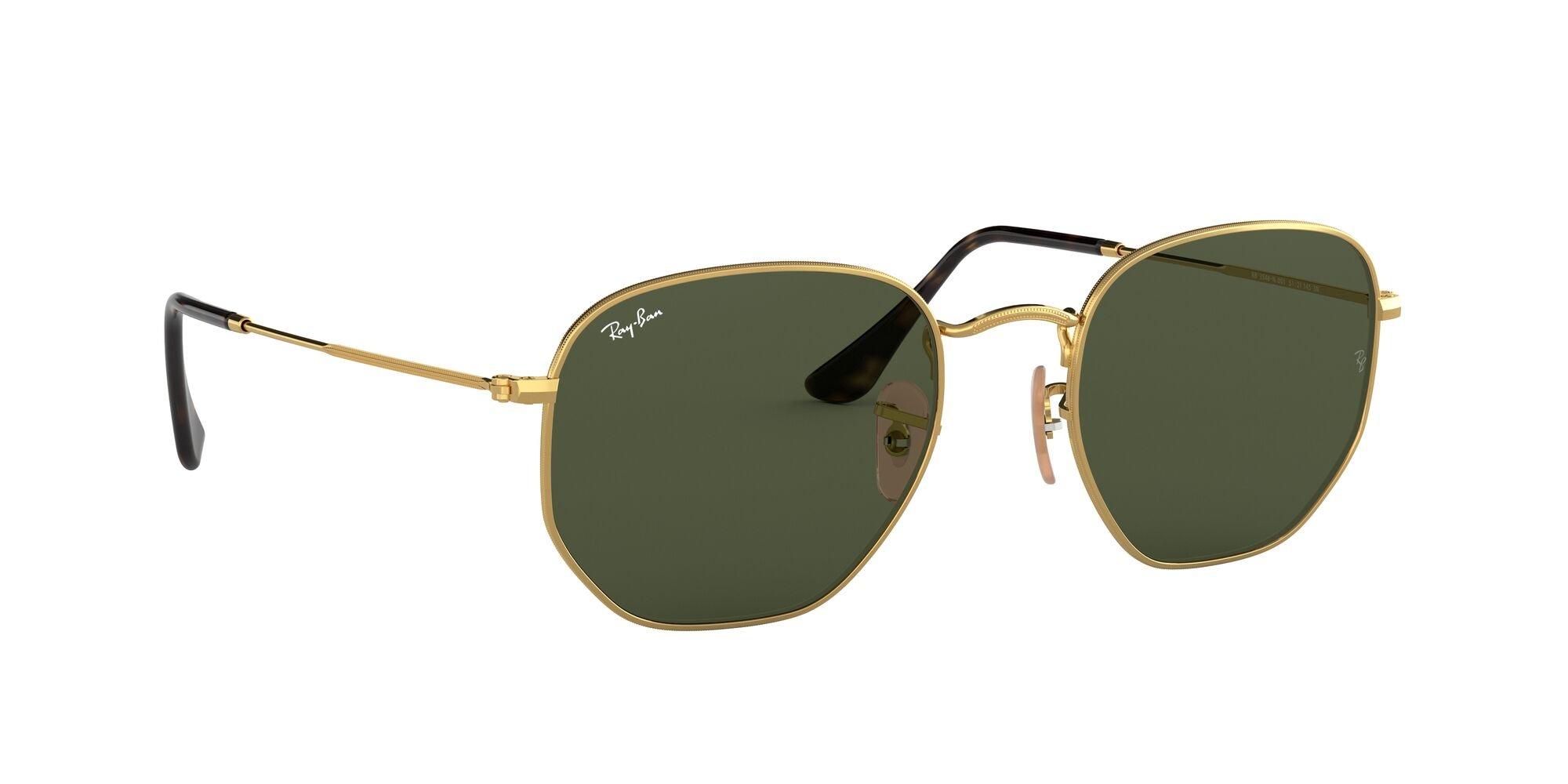 Ray-Ban Arista Hexagonal Sunglasses - GREEN Thumbnail View 2
