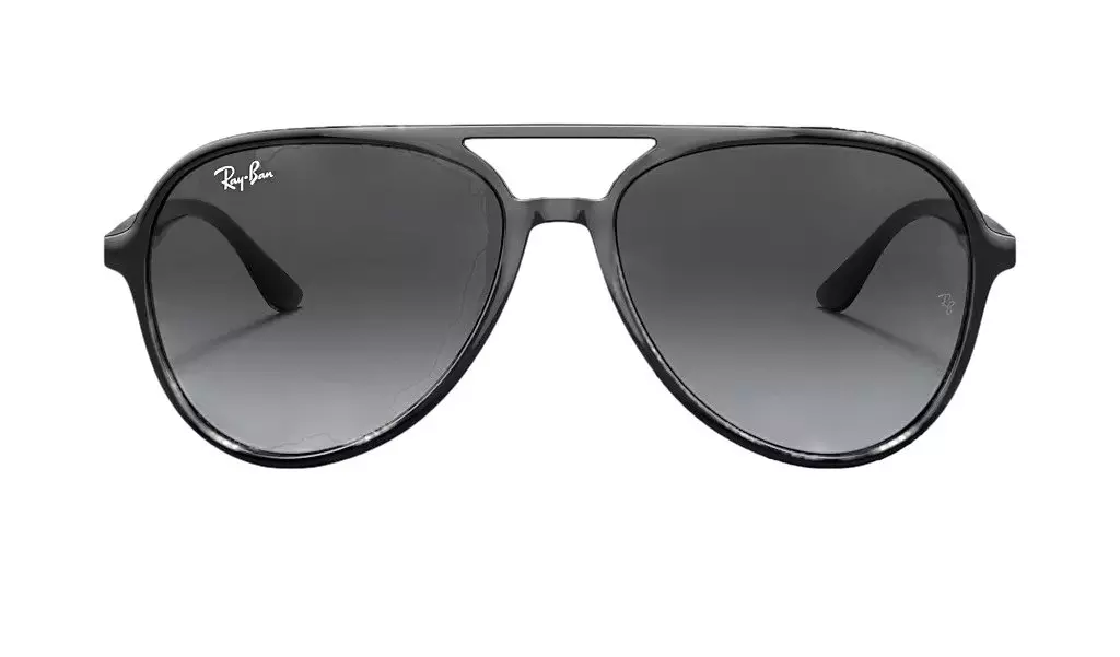 Ray-Ban RB4376 Classic Pilot Sunglasses-Black - BLACK