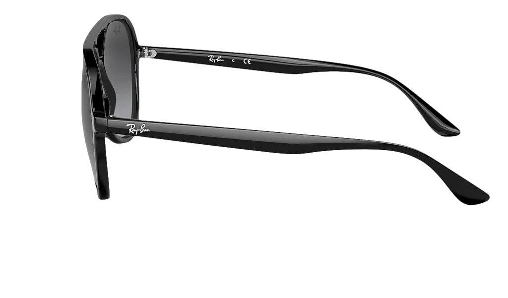 Ray-Ban RB4376 Classic Pilot Sunglasses-Black - BLACK Thumbnail View 4