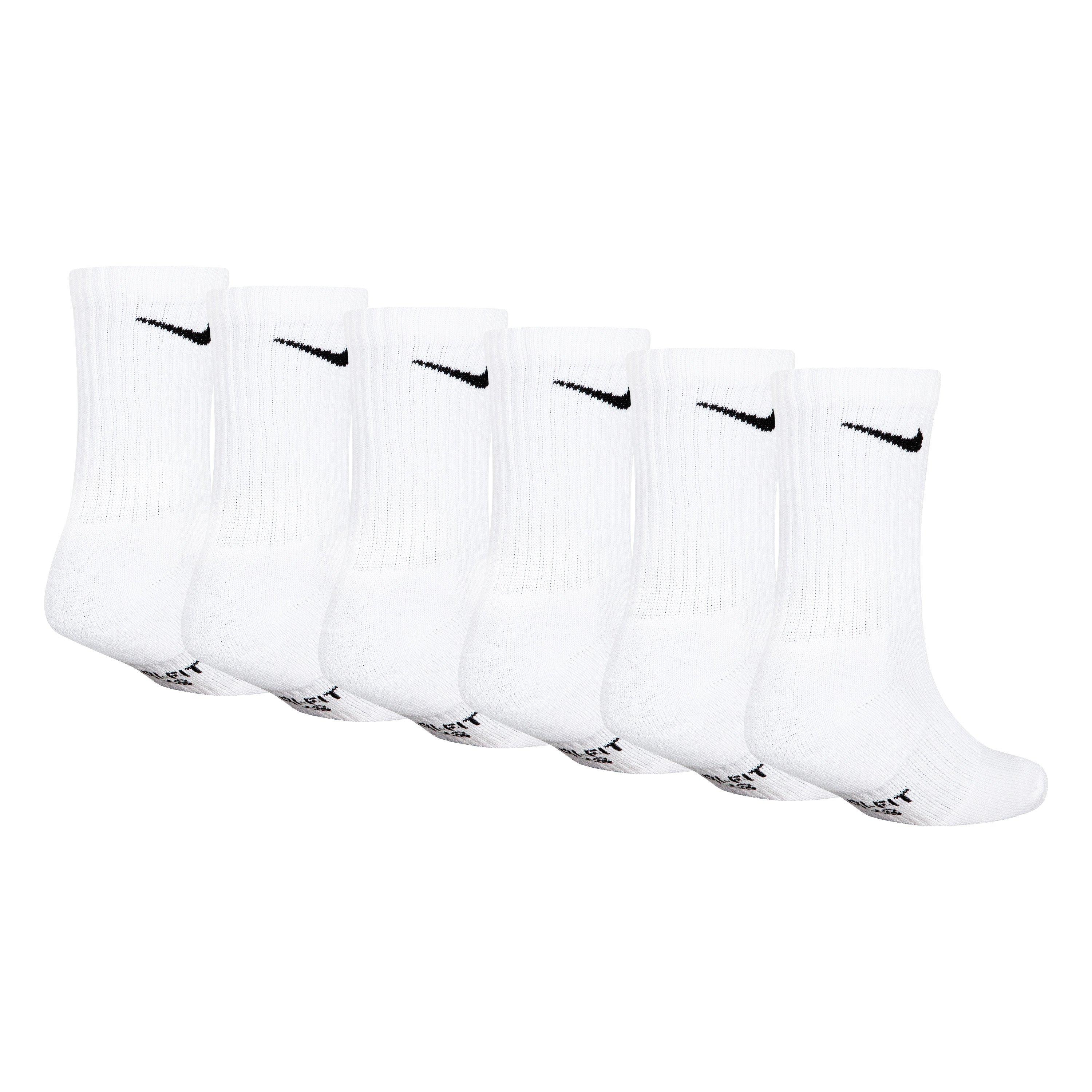 Nike Elite Unisex Crew Basketball Socks - White/Royal - Hibbett