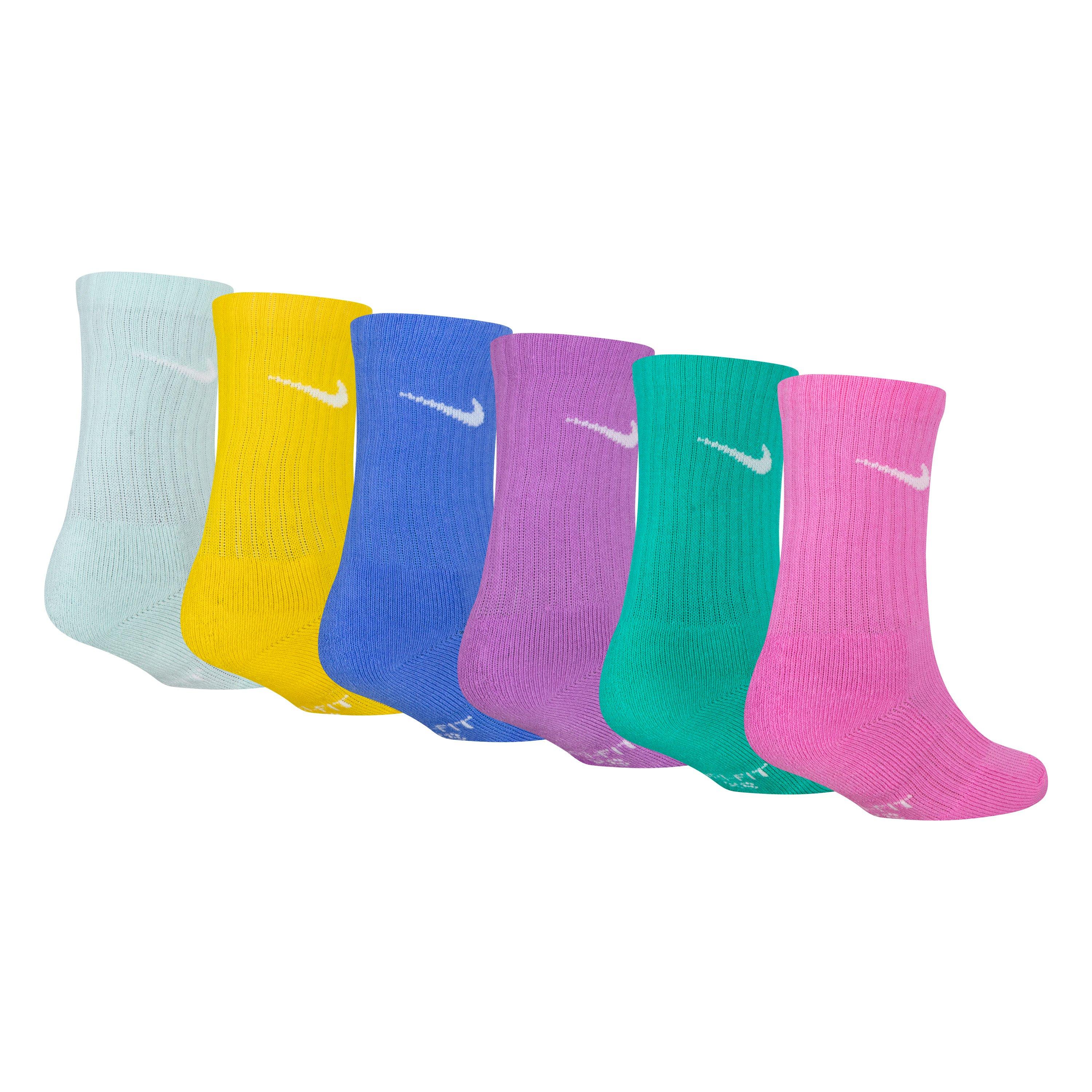 Nike Kids' Dri-FIT 6-Pack Crew Socks - MULTI-COLOR Thumbnail View 2