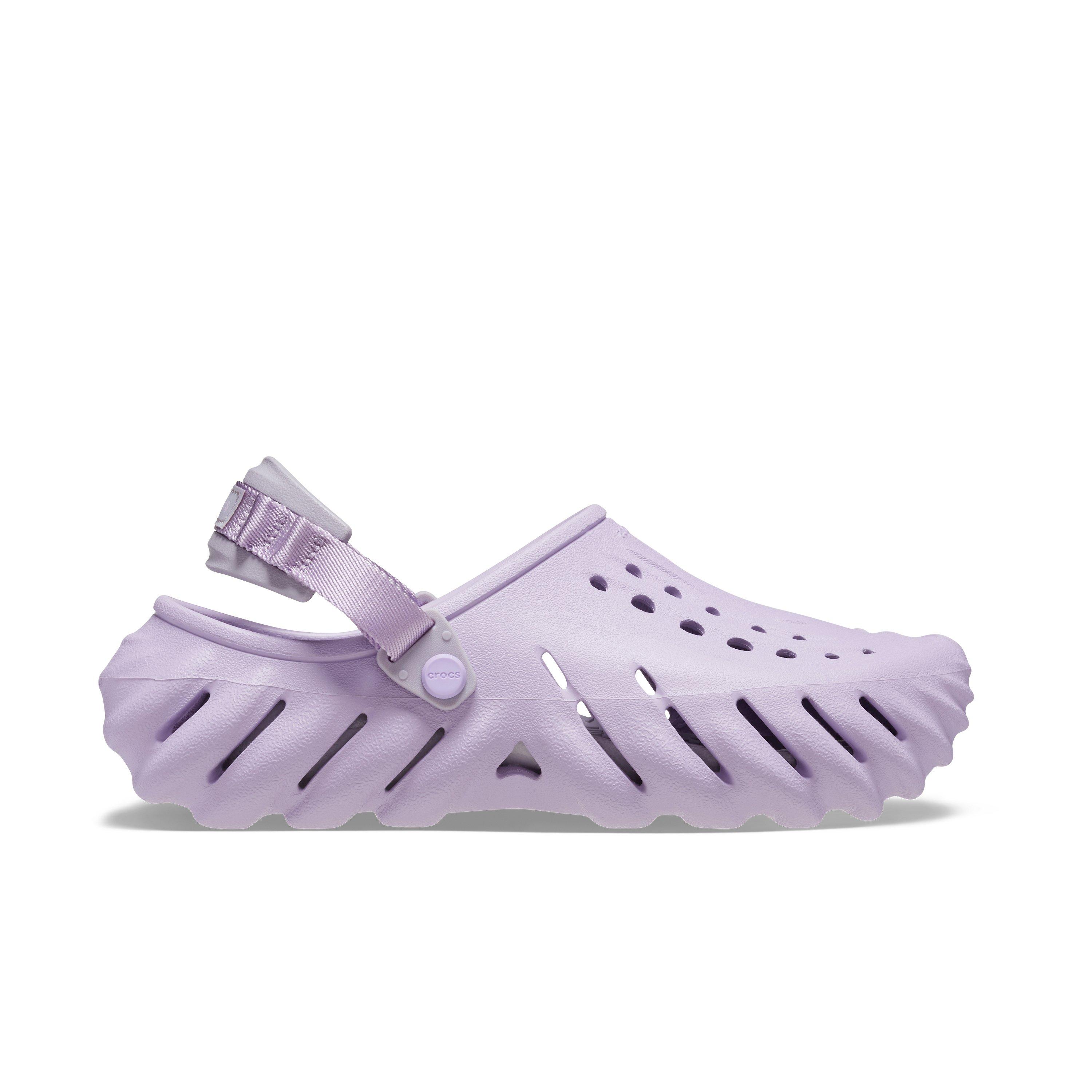 Lavender lined crocs women's size online 7