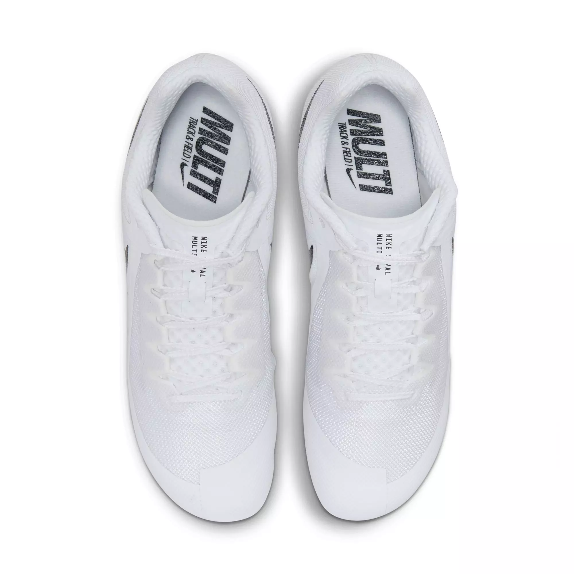 Nike Zoom Rival Multi-Event "White/Black/Metallic Silver/" Unisex Track Spike - WHITE/BLACK