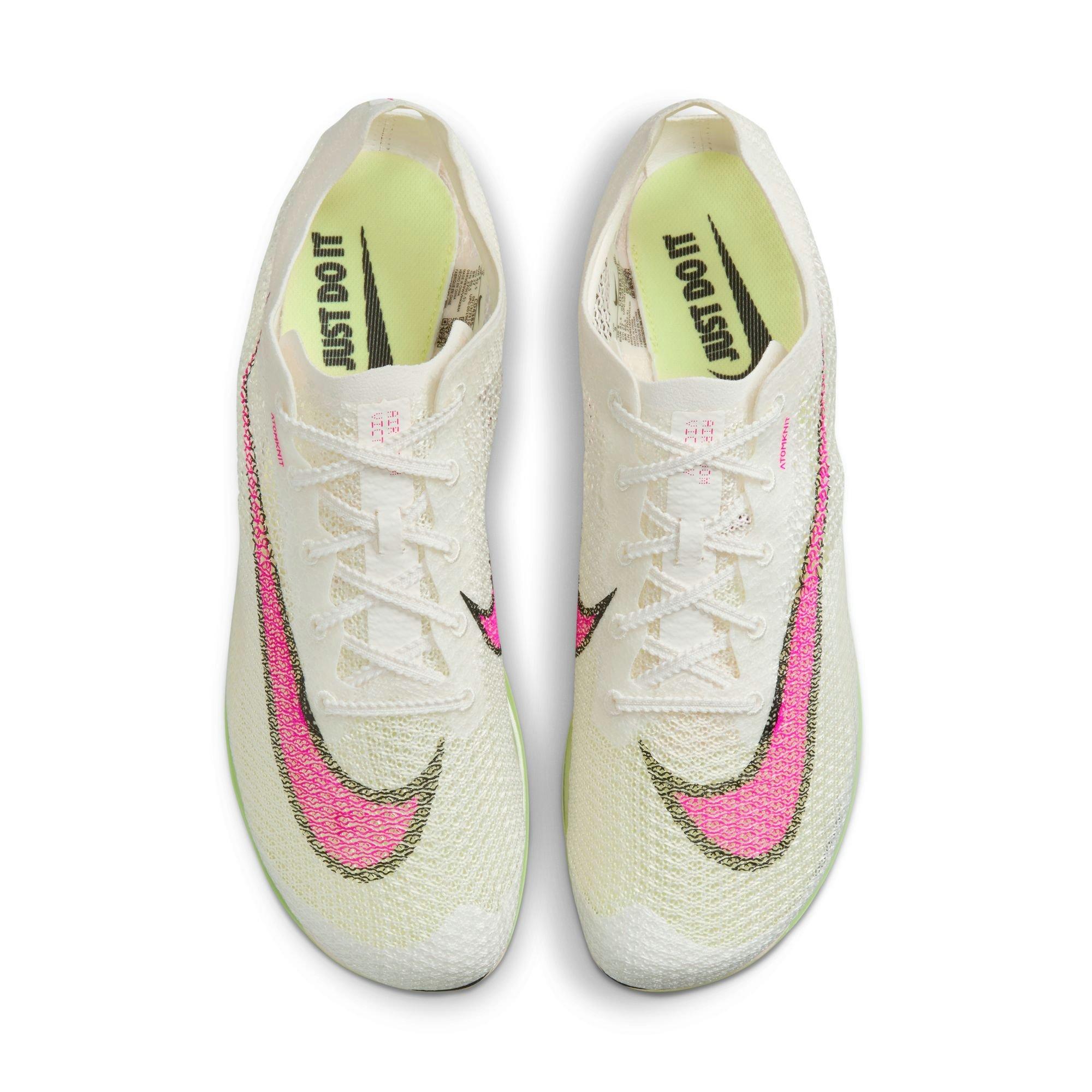 Nike Air Zoom Victory "Sail/Fierce Pink/Lt Lemon Twist" Men's Track Spike - WHITE/PINK Thumbnail View 7