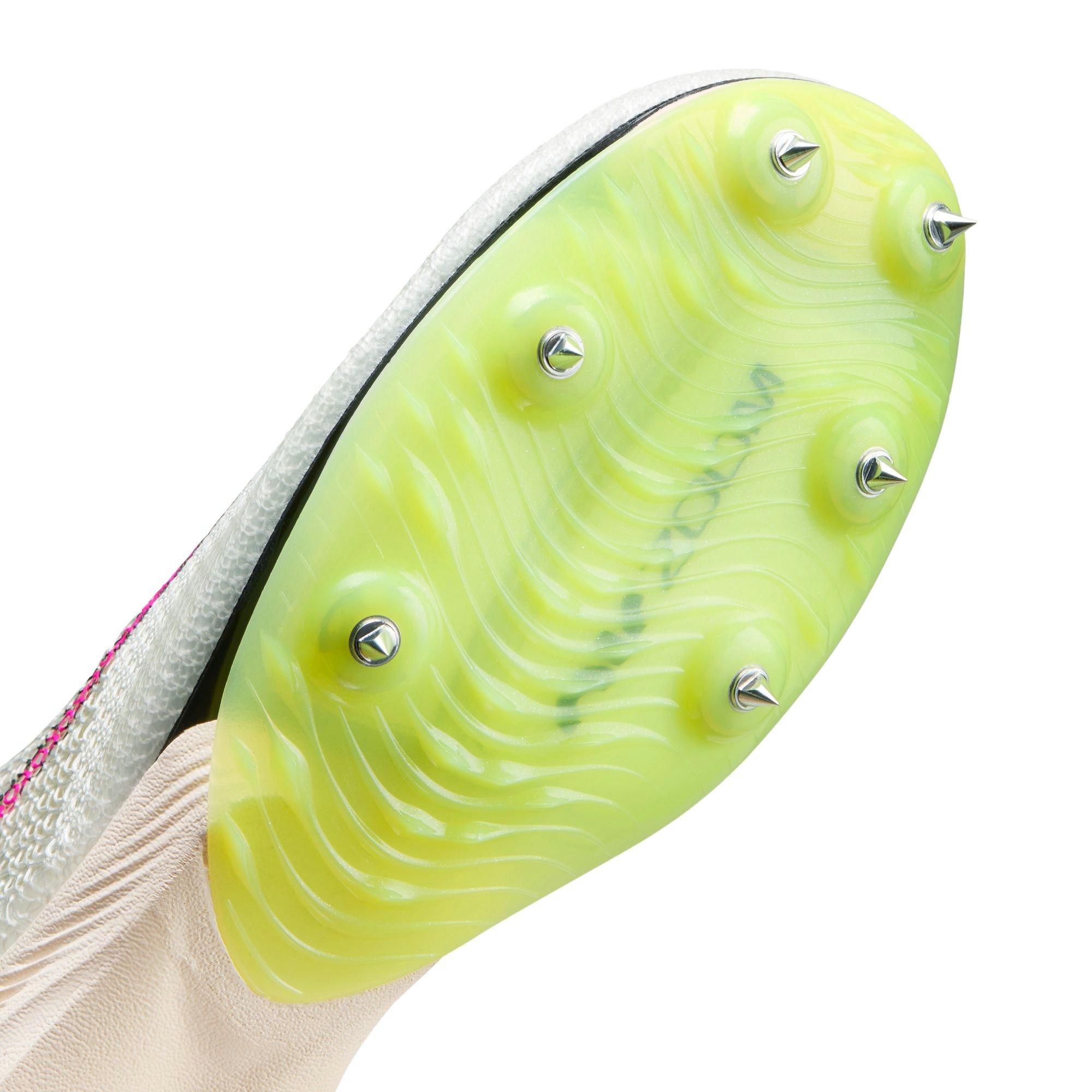 Nike Air Zoom Victory "Sail/Fierce Pink/Lt Lemon Twist" Men's Track Spike - WHITE/PINK Thumbnail View 9