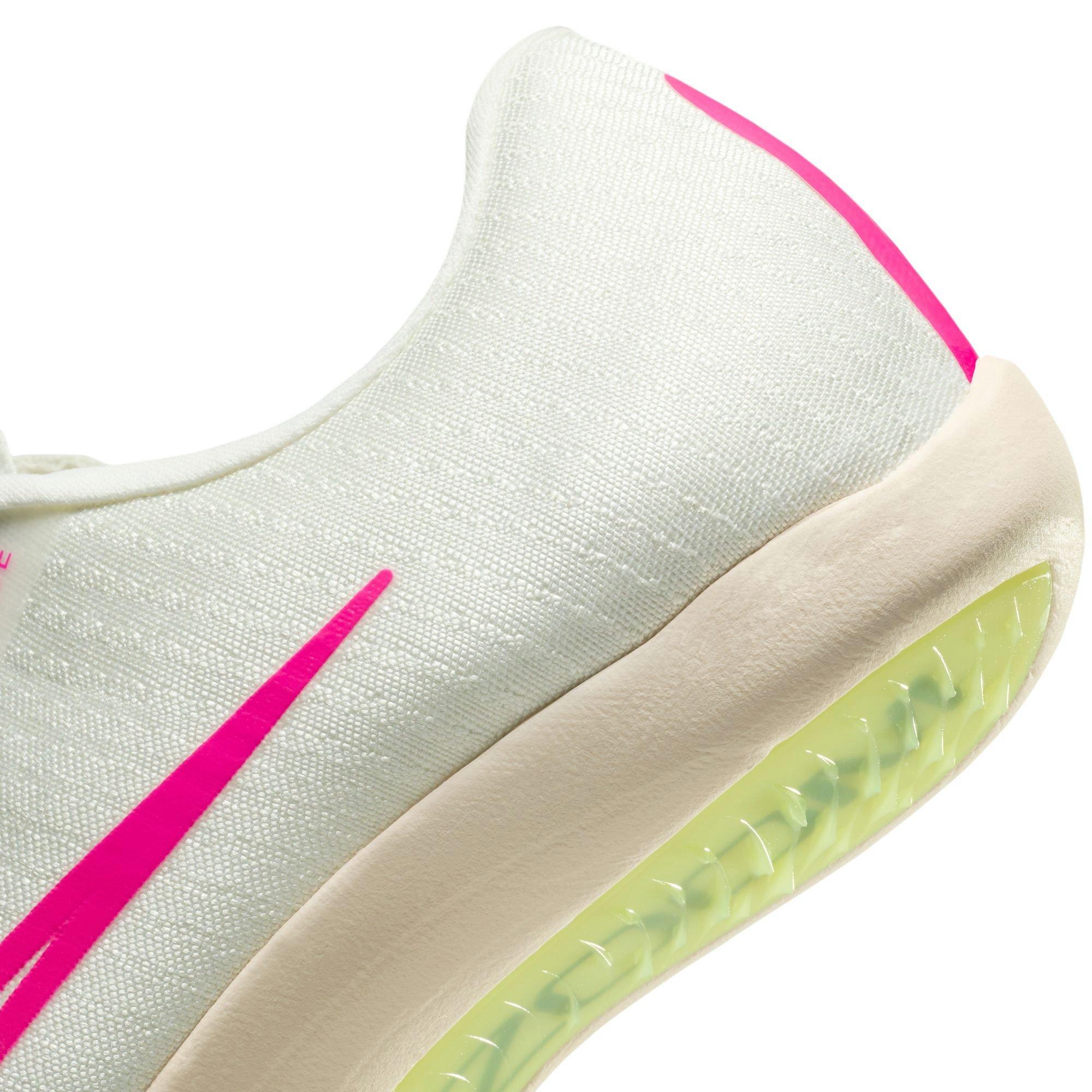 Nike Air Zoom Maxfly "Sail/Fierce Pink/Lt Lemon Twist" Men's Track Spike - WHITE/PINK Thumbnail View 10