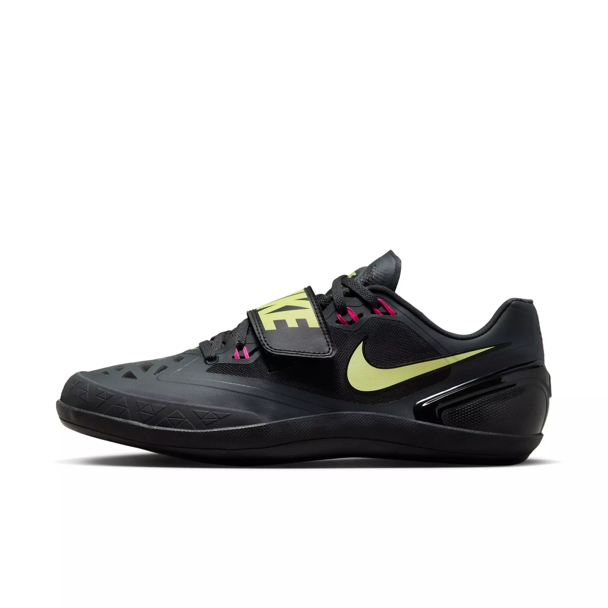 Nike Zoom Rotational 6 "Anthracite/Fierce Pink/Black" Men's Track Throwing Shoe - BLACK/PINK