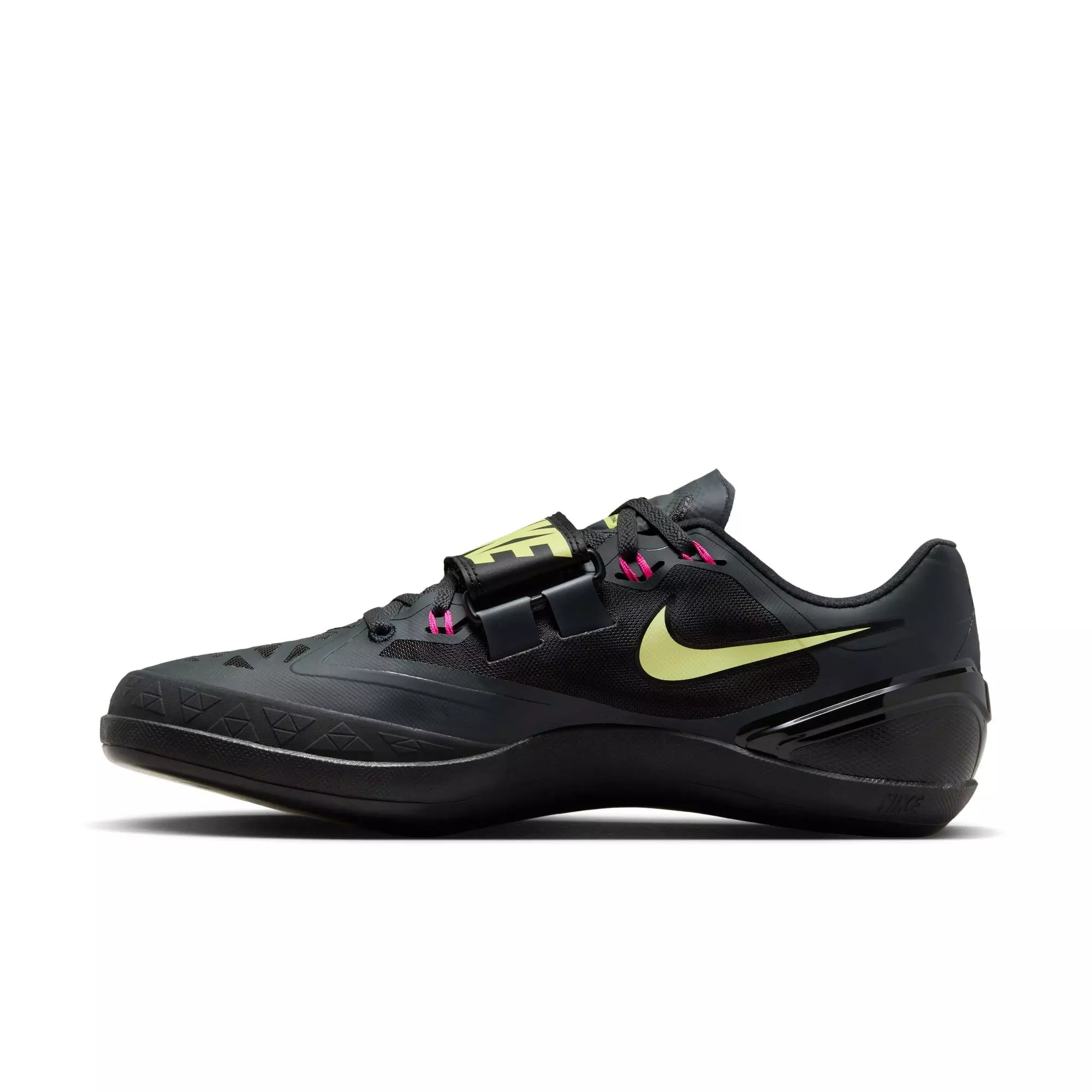 Nike Zoom Rotational 6 "Anthracite/Fierce Pink/Black" Men's Track Throwing Shoe - BLACK/PINK