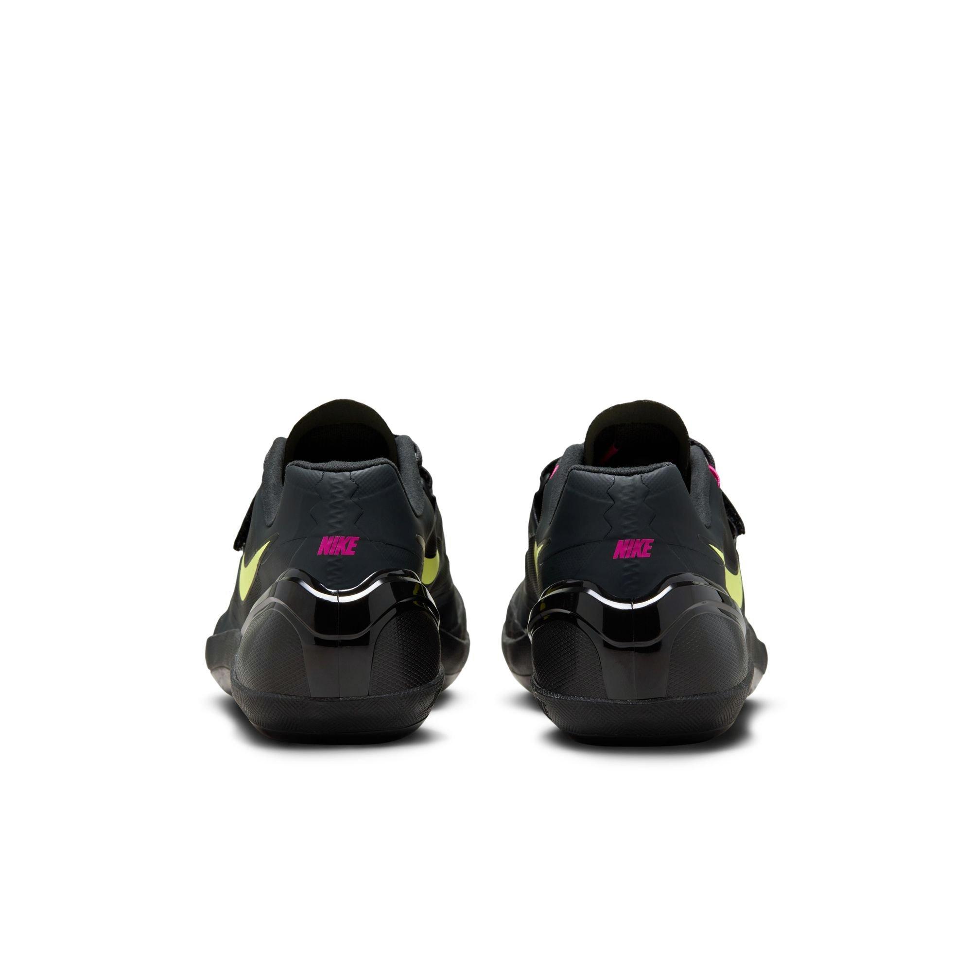 Nike Zoom Rotational 6 "Anthracite/Fierce Pink/Black" Men's Track Throwing Shoe - BLACK/PINK Thumbnail View 5