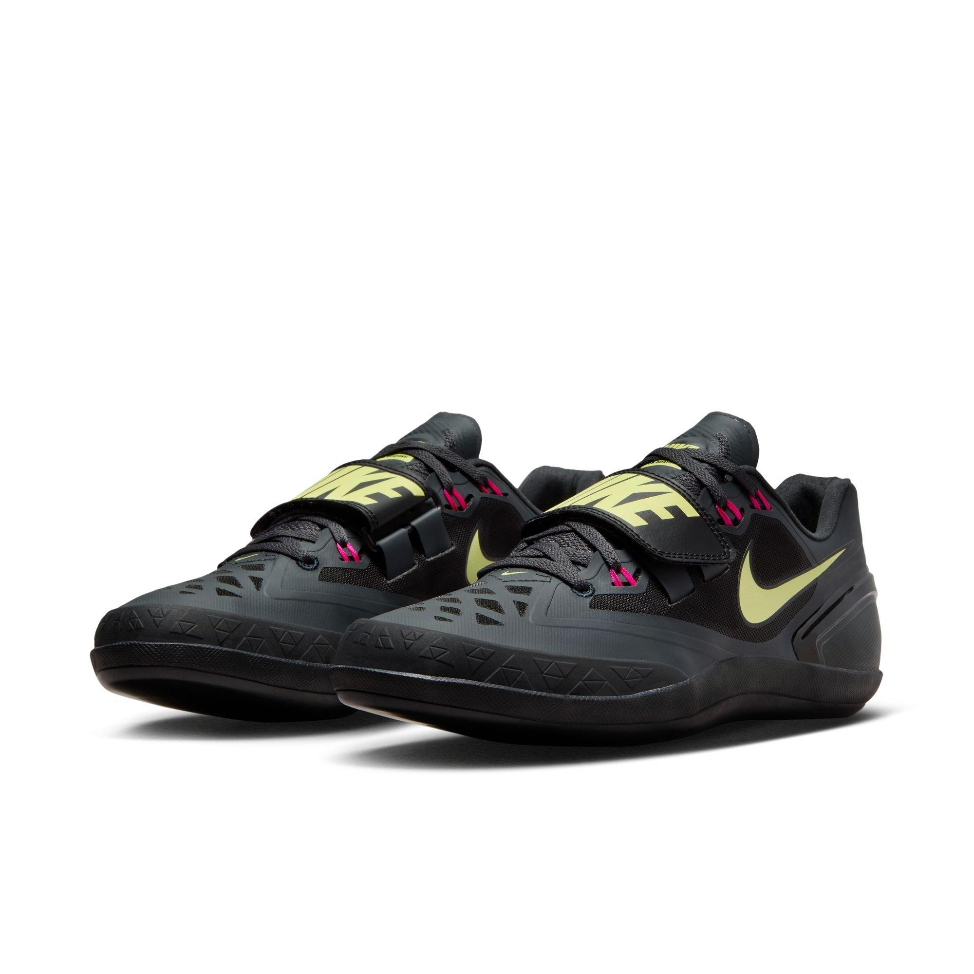 Nike Zoom Rotational 6 "Anthracite/Fierce Pink/Black" Men's Track Throwing Shoe - BLACK/PINK Thumbnail View 6