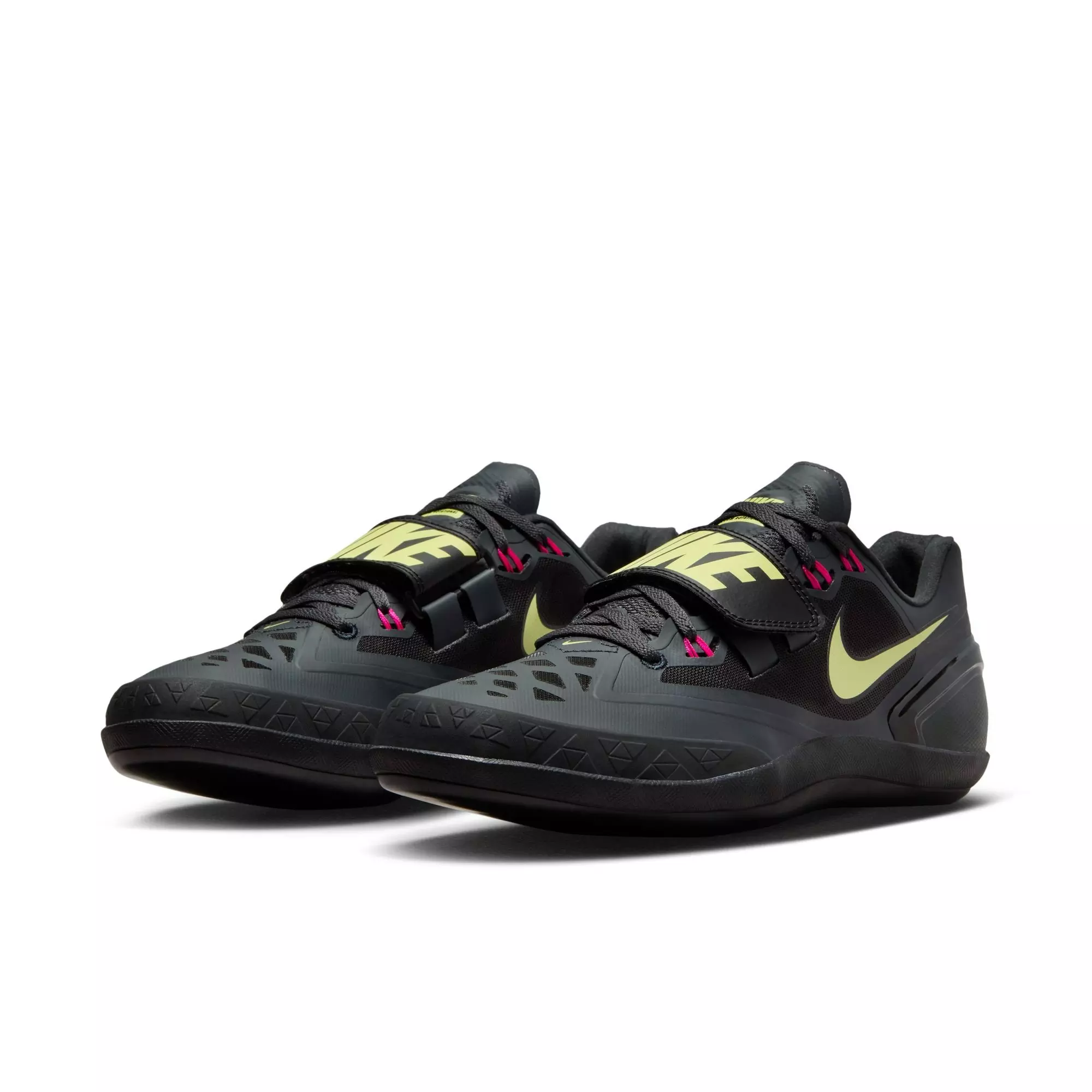 Nike Zoom Rotational 6 "Anthracite/Fierce Pink/Black" Men's Track Throwing Shoe - BLACK/PINK