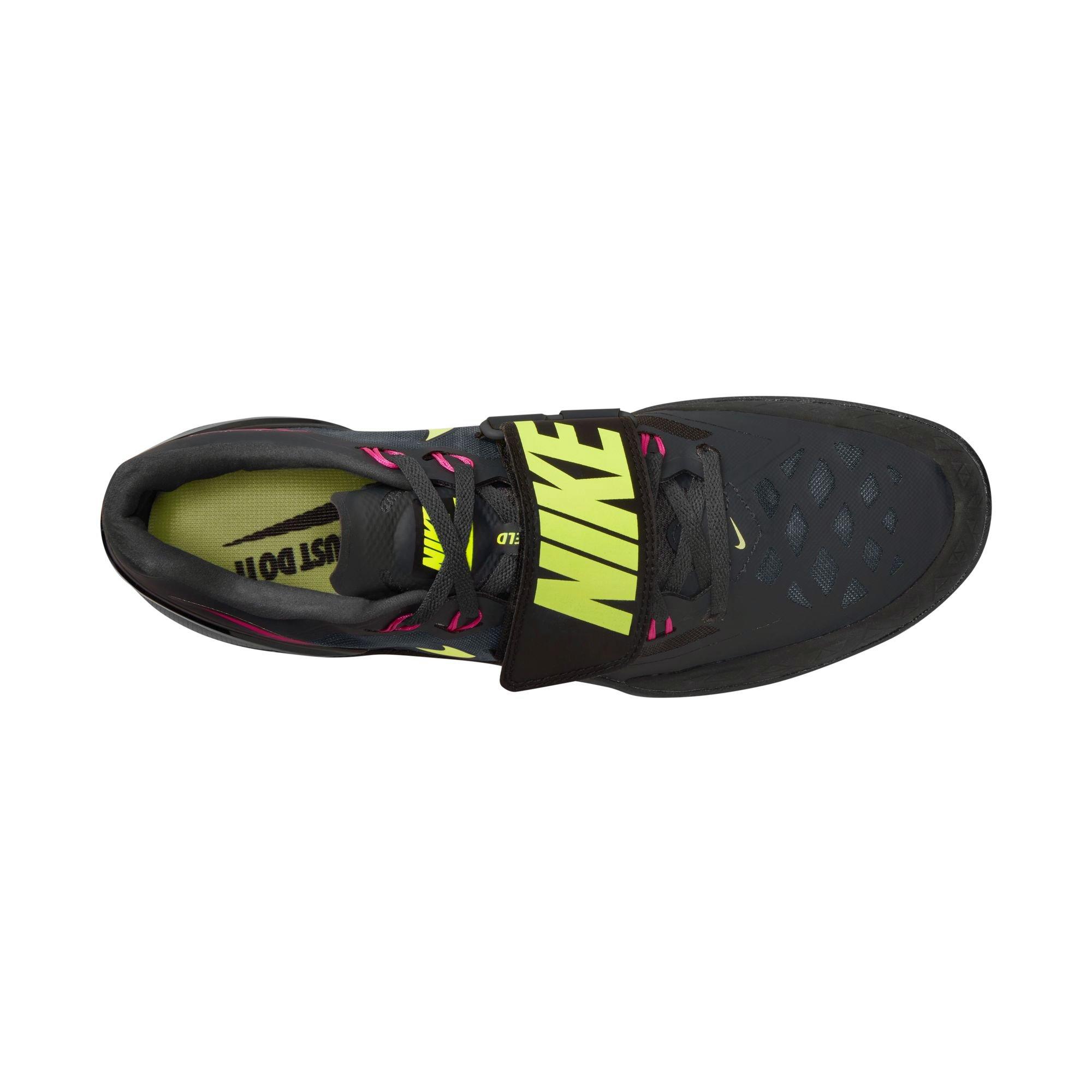 Nike Zoom Rotational 6 "Anthracite/Fierce Pink/Black" Men's Track Throwing Shoe - BLACK/PINK Thumbnail View 8