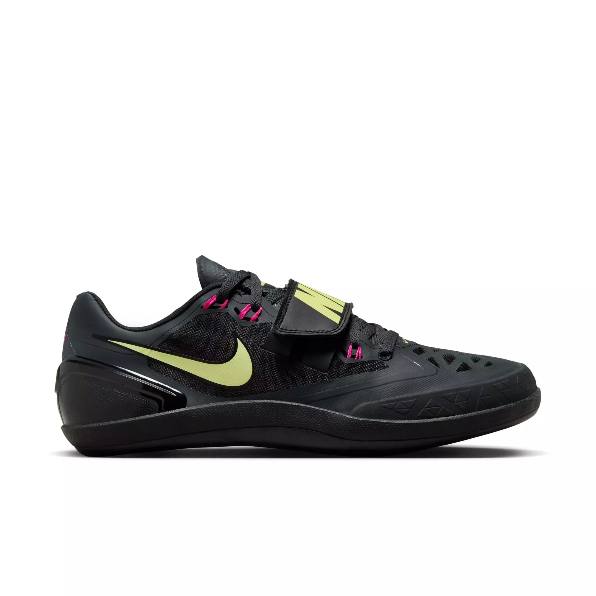 Nike Zoom Rotational 6 "Anthracite/Fierce Pink/Black" Men's Track Throwing Shoe - BLACK/PINK