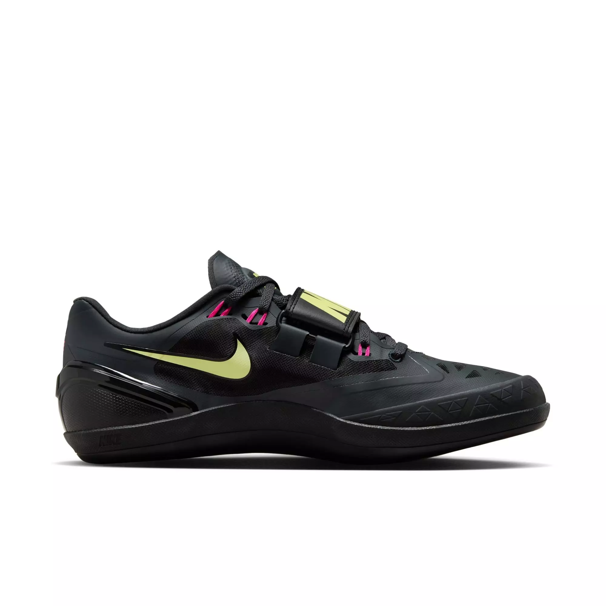 Nike Zoom Rotational 6 "Anthracite/Fierce Pink/Black" Men's Track Throwing Shoe - BLACK/PINK
